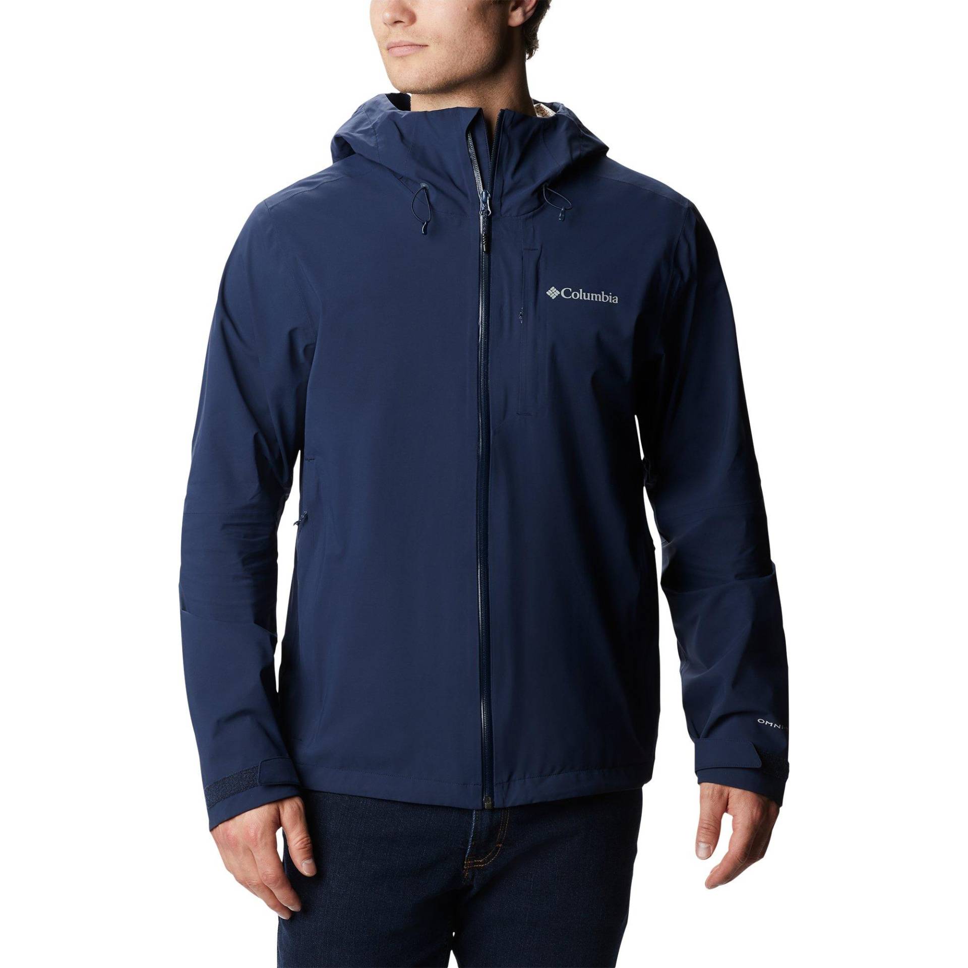 Trekkingjacke Mit Kapuze Herren Marine M von Columbia