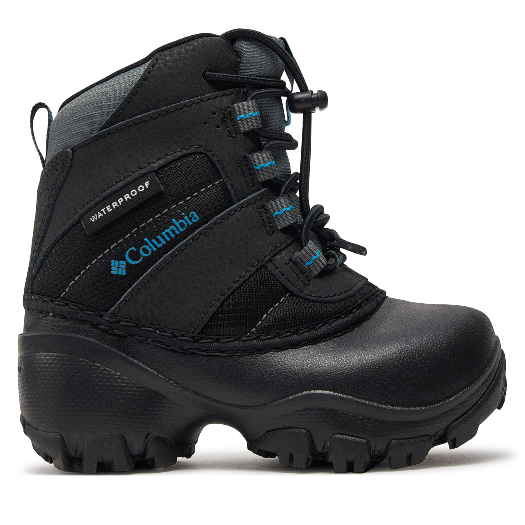 Trekkingschuhe Columbia Childrens Rope Tow III Waterproof BC1322 Black/Dark Compass 010 von Columbia