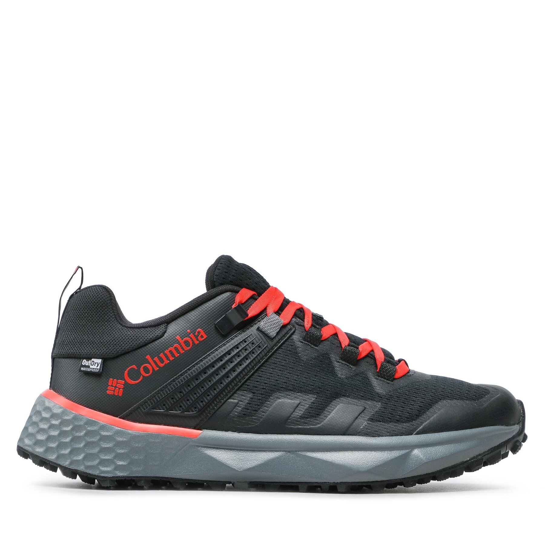 Trekkingschuhe Columbia Facet 75 Outdry BM8538 Black/Fiery Red 010 von Columbia