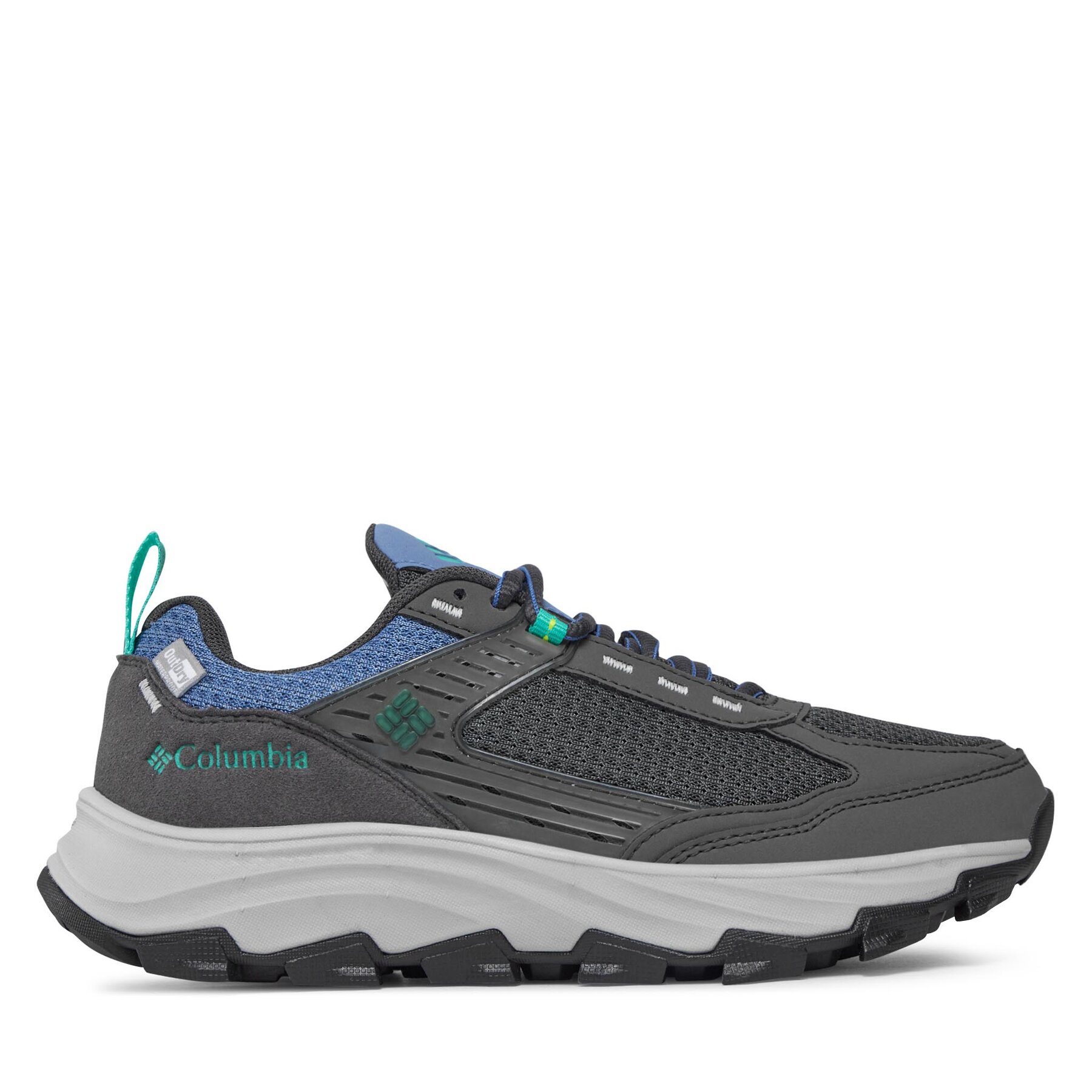 Trekkingschuhe Columbia Hatana™ Max Outdry™ 1982321 Dark Grey/ Electric Turquoise 089 von Columbia