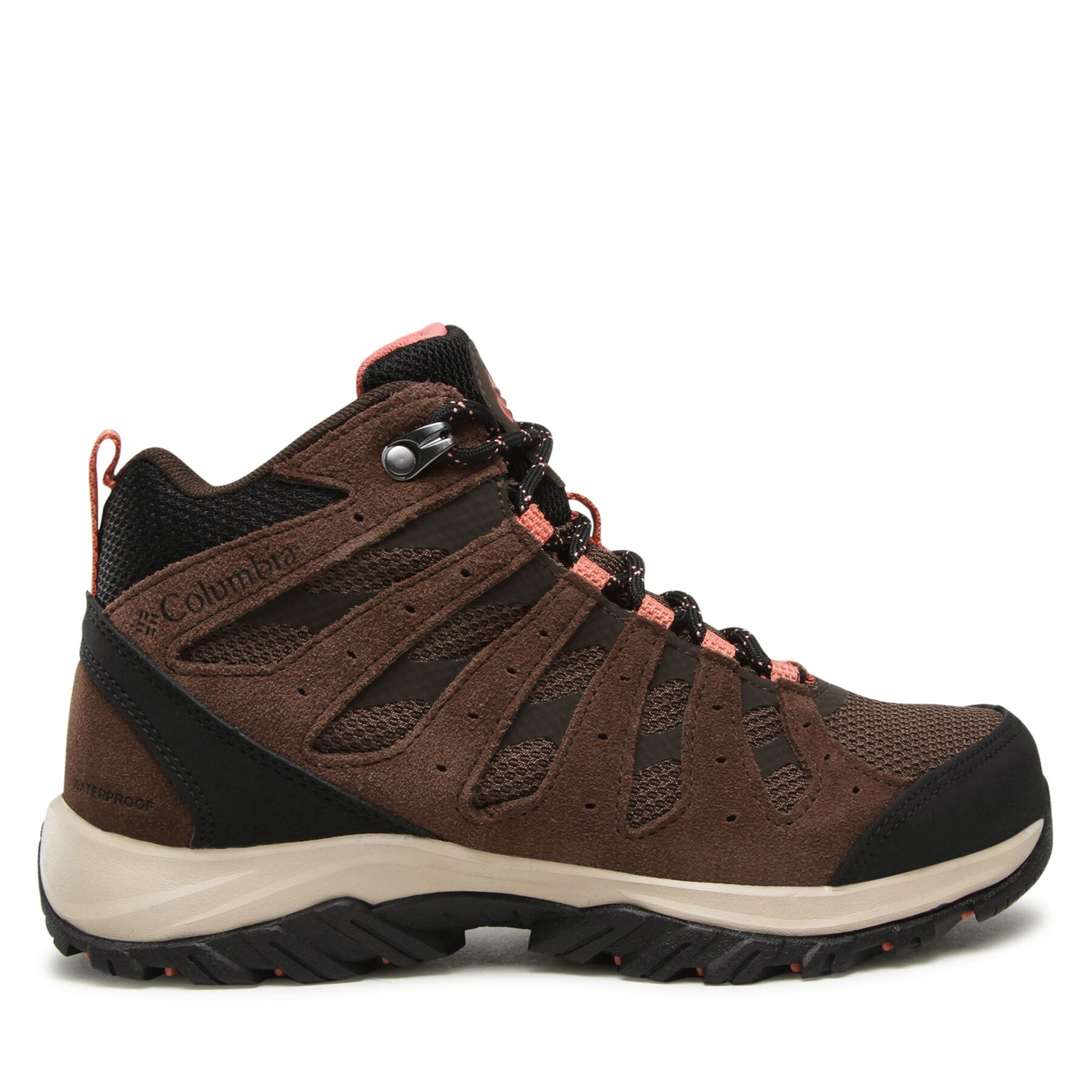 Trekkingschuhe Columbia Redmond III Mid Waterproof BL0168-231 Cordovan/Dark Coral von Columbia