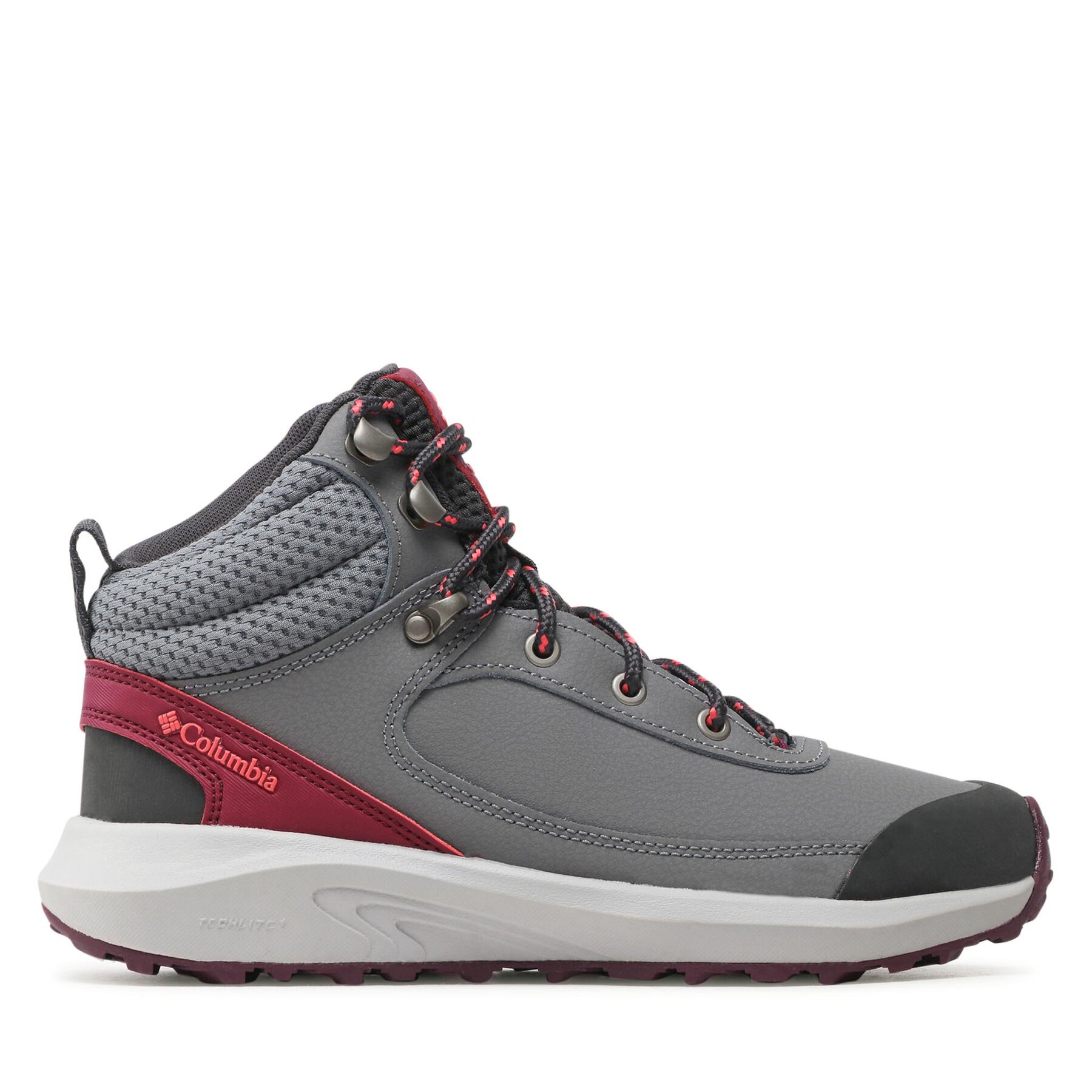 Trekkingschuhe Columbia Trailstorm Mid Waterproof BL5578 Ti Grey/Steel/Marionberry 033 von Columbia