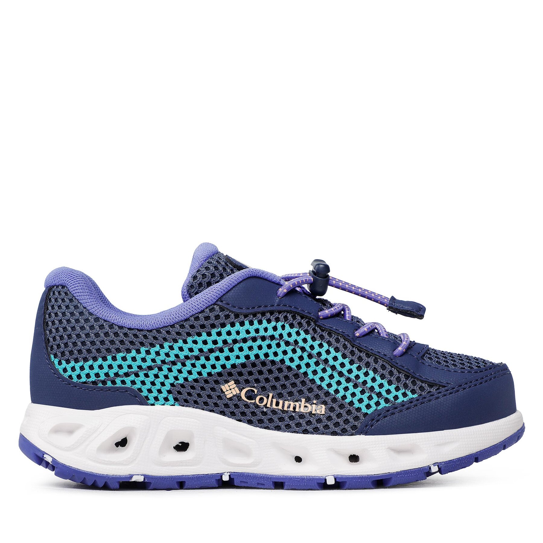 Trekkingschuhe Columbia Youth Drainmaker IV BY1091 Nocturnal/Geyser 466 von Columbia