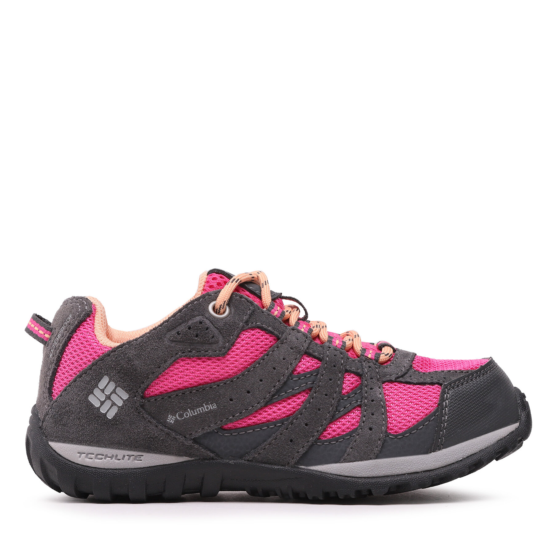 Trekkingschuhe Columbia Youth Redmond Waterproof BY2857 Dark Grey/Pink Ice 089 von Columbia