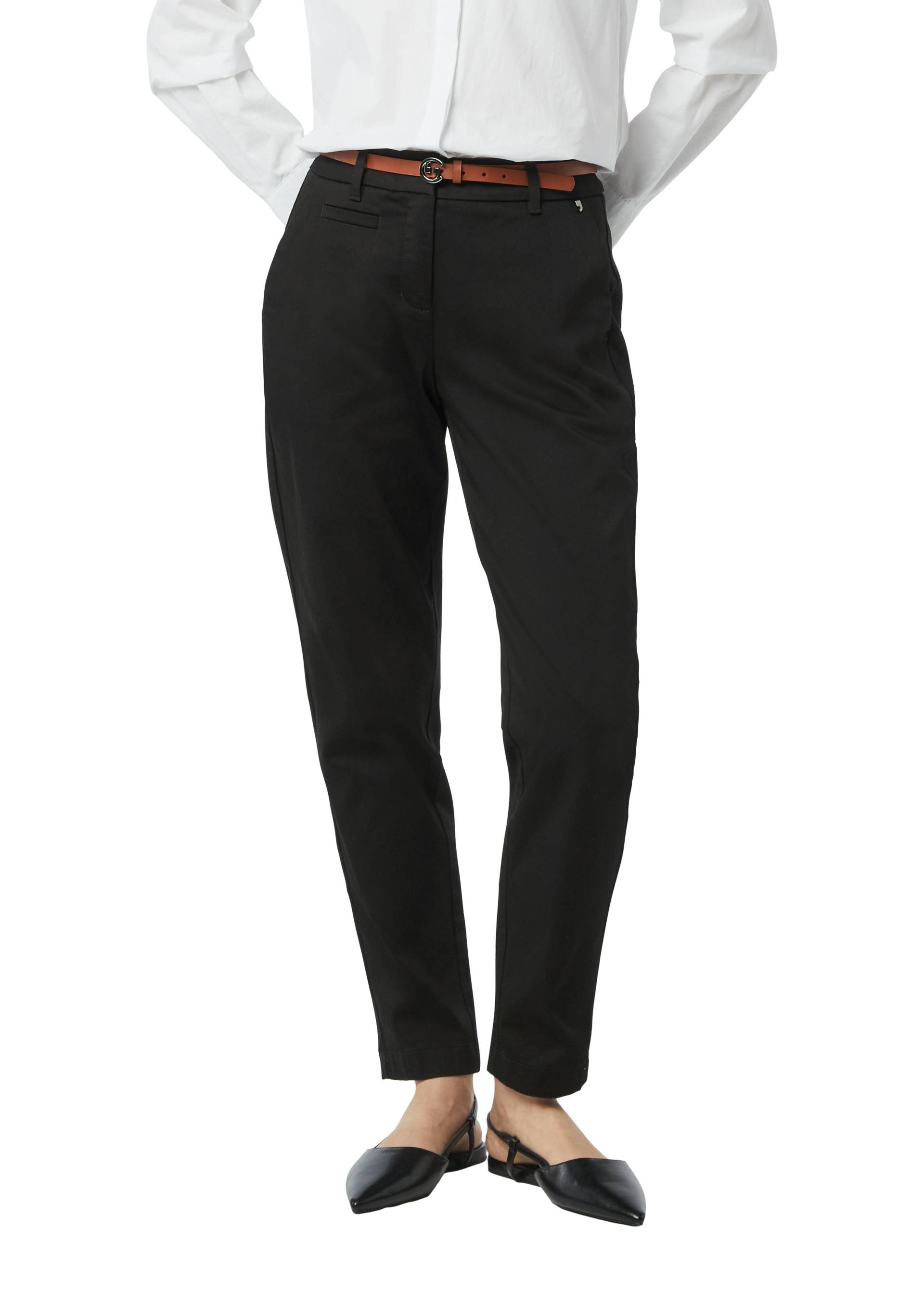 Comma Chinohose, mit Gürtel und Stretch Comma Chinohose, mit Gürtel und Stretch von Comma