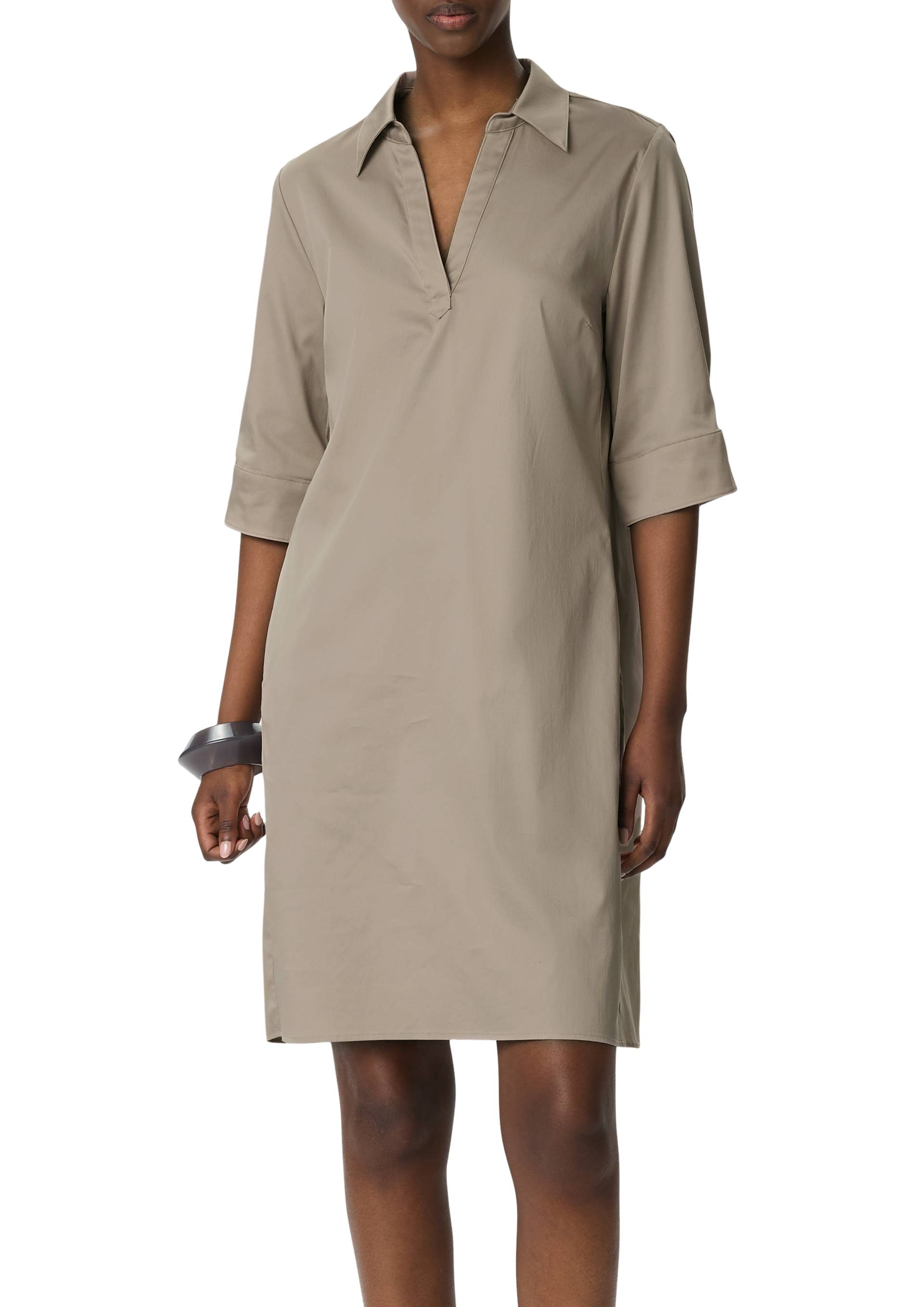 Comma Hemdblusenkleid, mit V-Ausschnitt von Comma