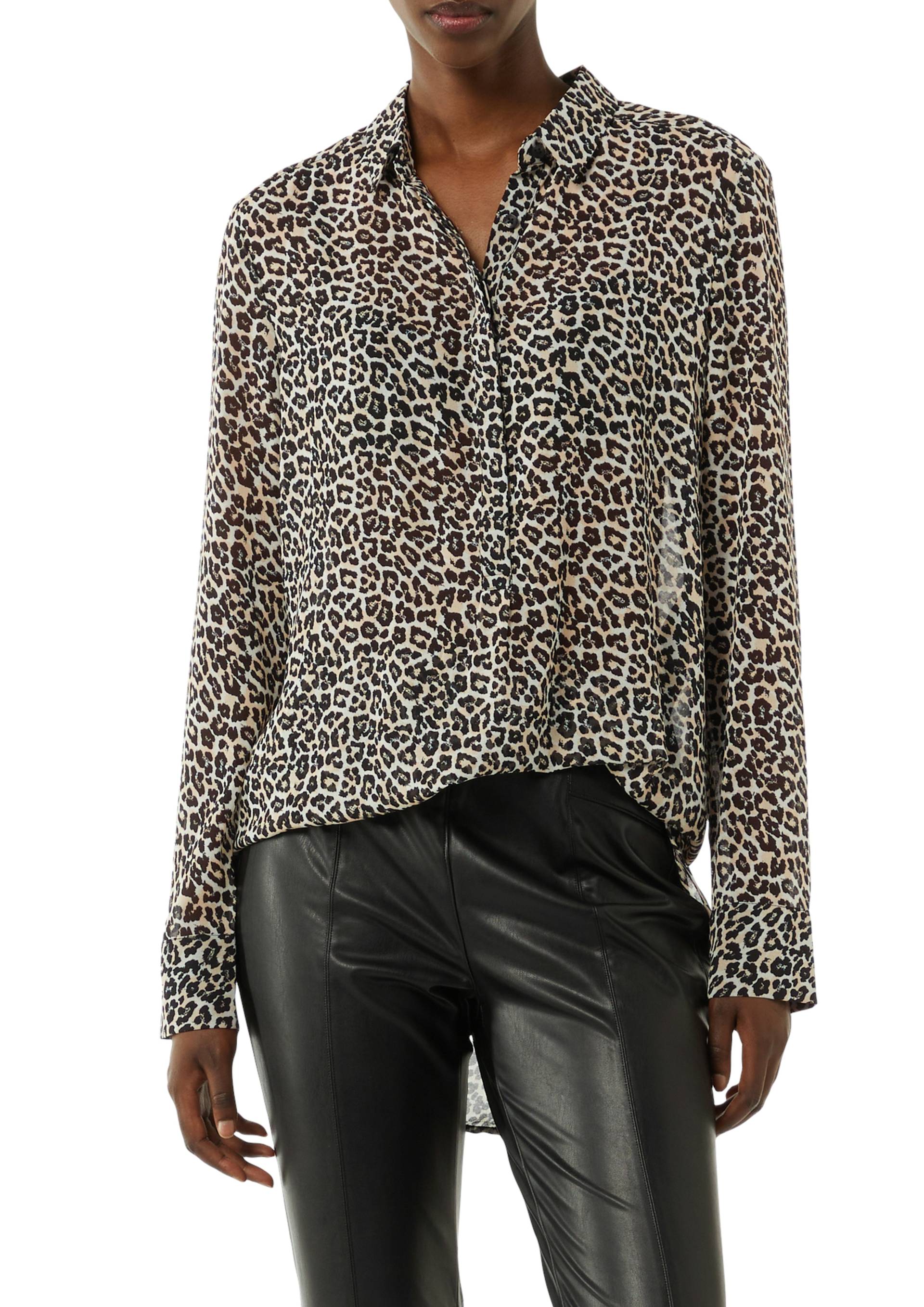 Comma Langarmbluse, mit Animal-Print Comma Langarmbluse, mit Animal-Print von Comma