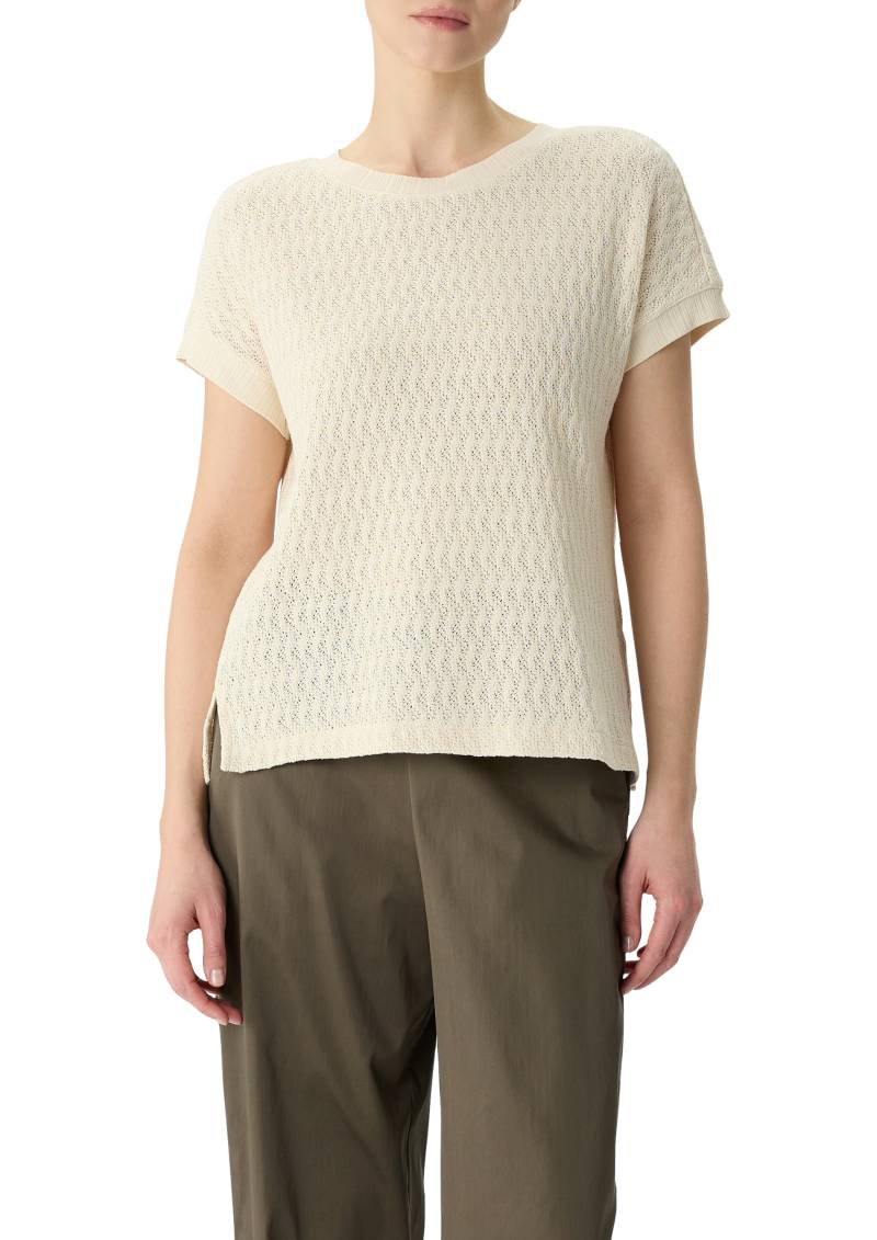 Comma T-Shirt, in Strick-Optik von Comma