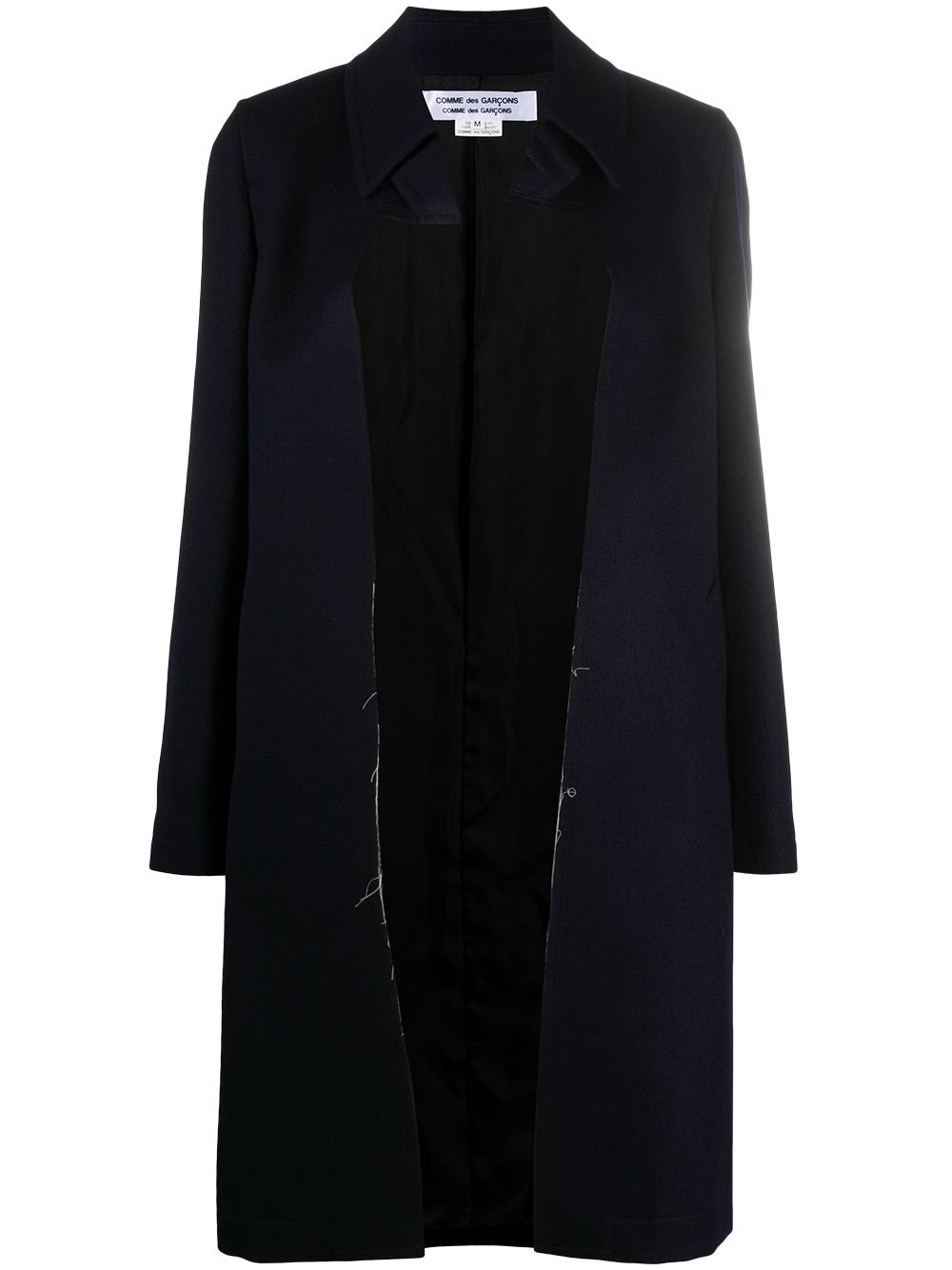 Comme Des Garçons Comme Des Garçons cut-out fitted wool coat - Blue von Comme Des Garçons Comme Des Garçons