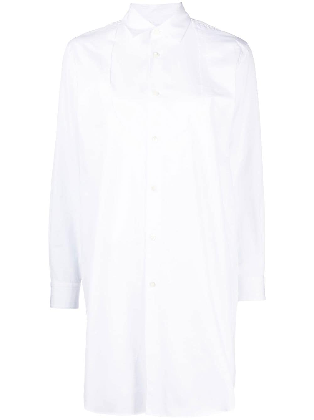 Comme Des Garçons Comme Des Garçons long cotton shirt - White von Comme Des Garçons Comme Des Garçons