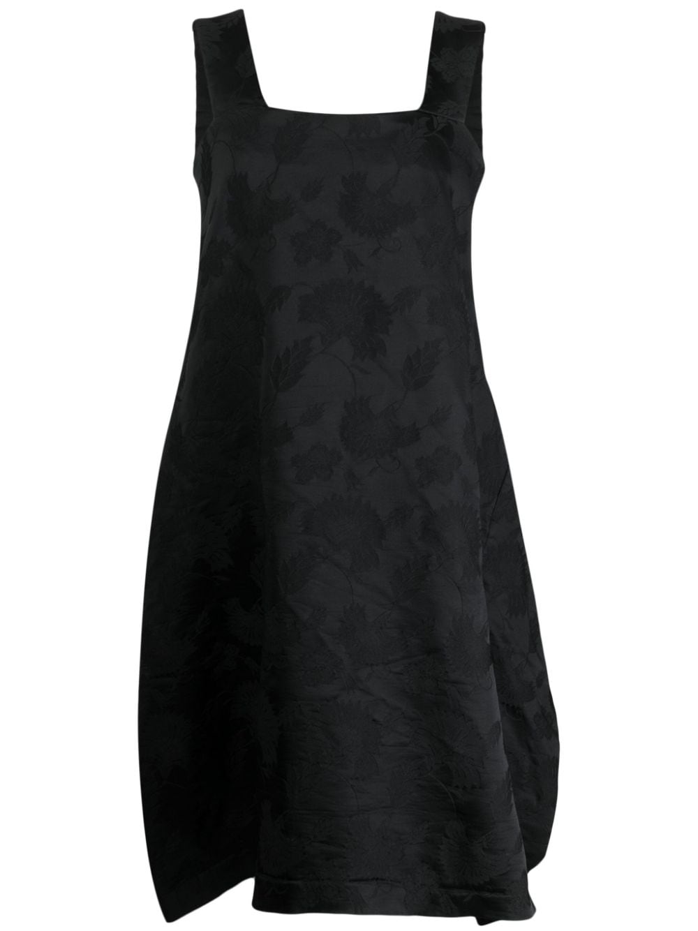 Comme Des Garçons Comme Des Garçons sleeveless jacquard midi dress - Black von Comme Des Garçons Comme Des Garçons