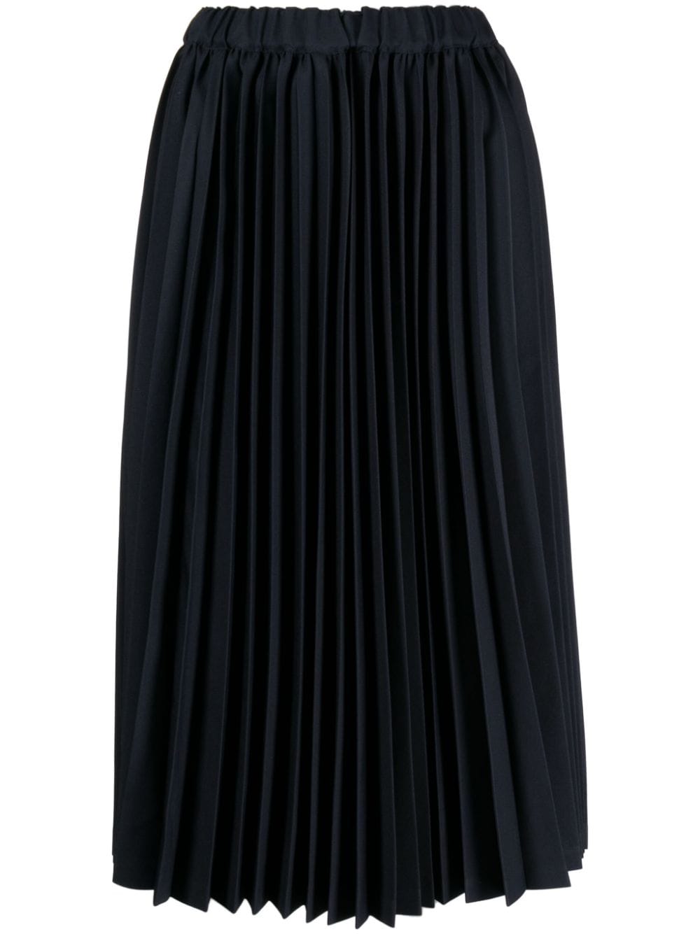 Comme Des Garçons Girl high waist pleated skirt - Blue von Comme Des Garçons Girl