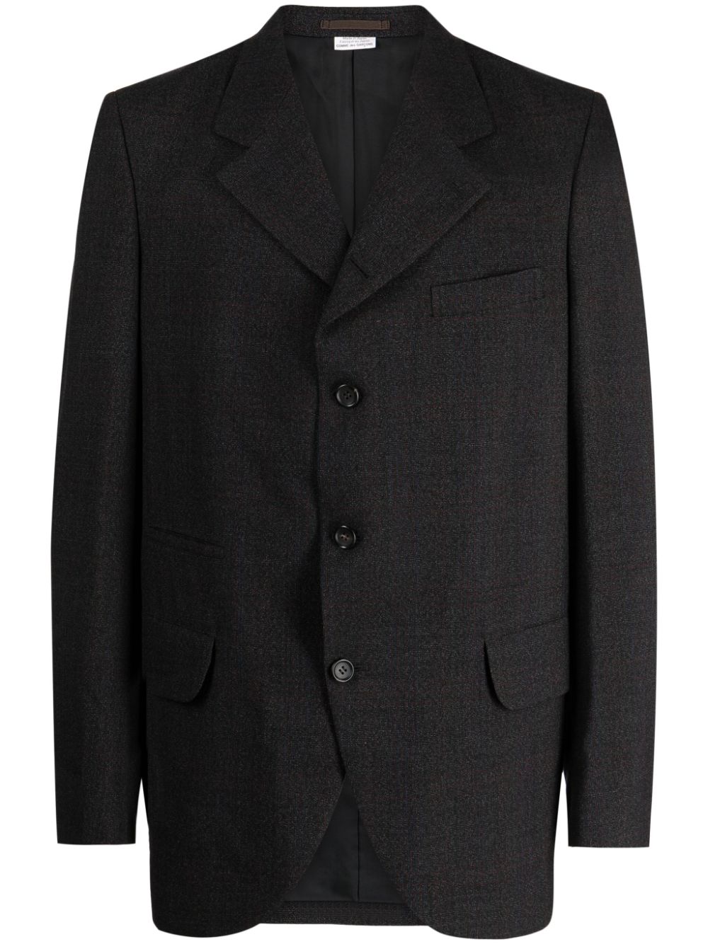 Comme des Garçons Homme Deux single-breasted wool blazer - Black von Comme des Garçons Homme Deux