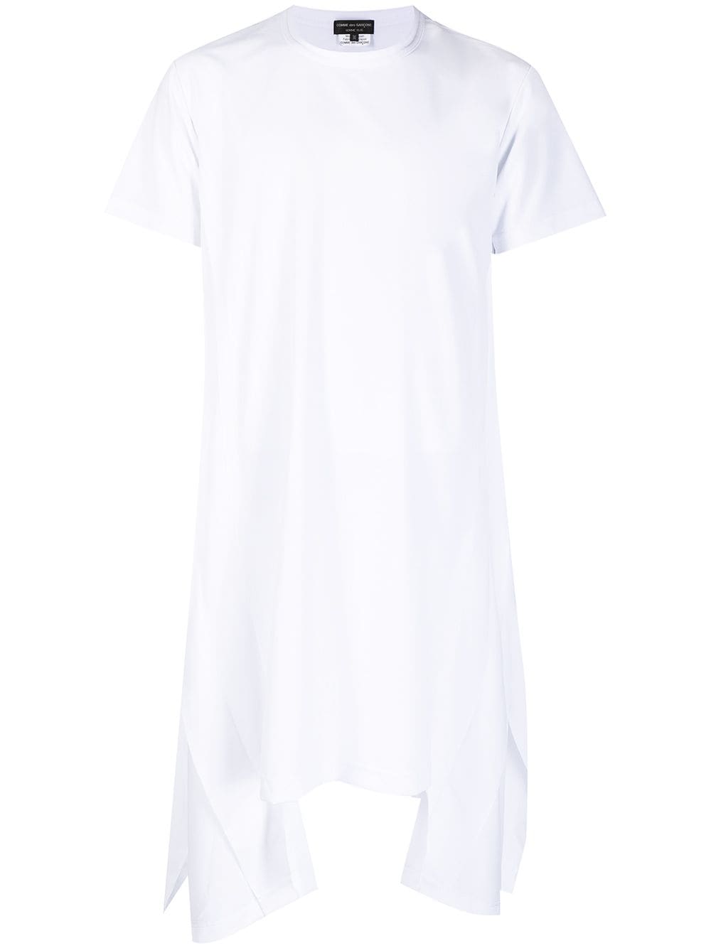 Comme des Garçons Homme Plus long draped T-shirt - White von Comme des Garçons Homme Plus