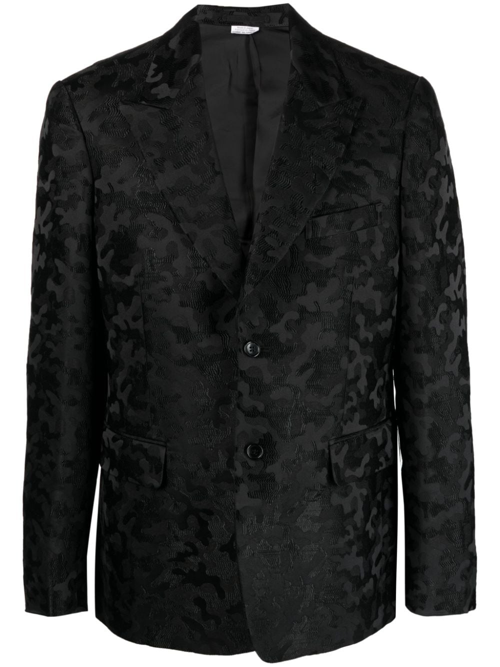 Comme des Garçons Homme Plus single-breasted jacquard blazer - Black von Comme des Garçons Homme Plus