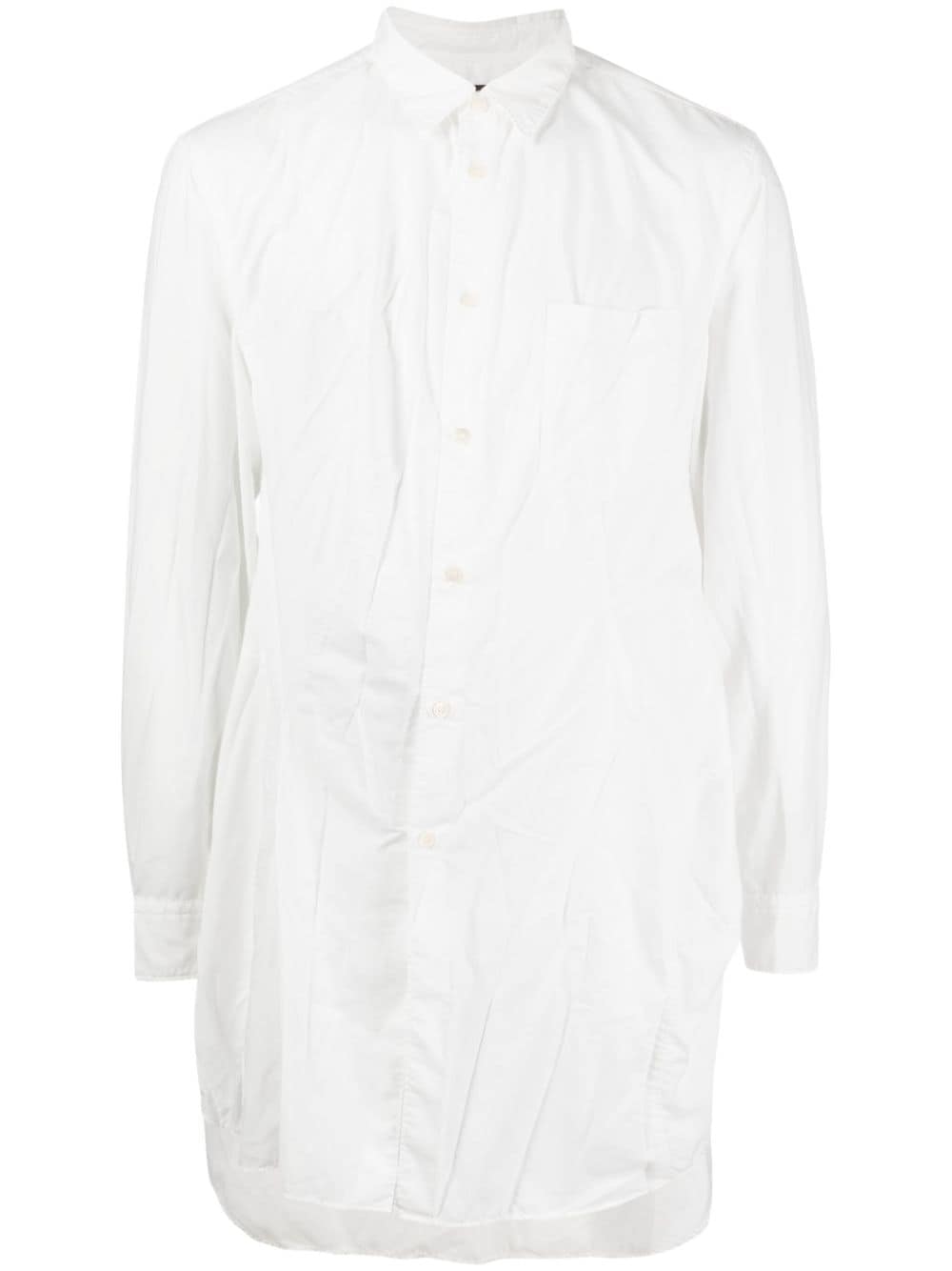 Comme des Garçons Homme Plus slim-cut long shirt - White von Comme des Garçons Homme Plus