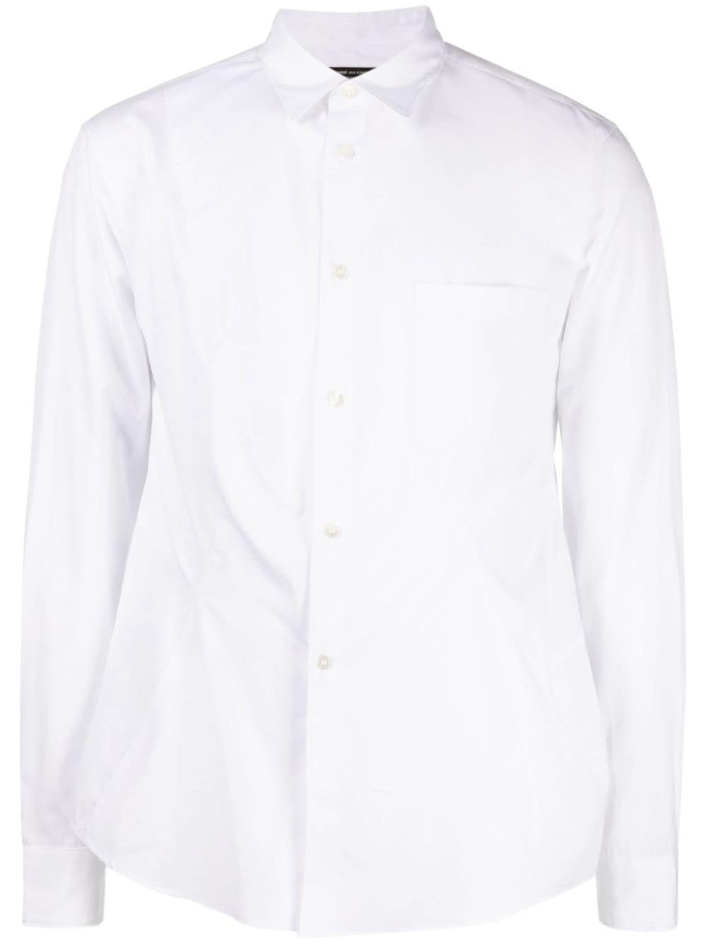 Comme des Garçons Homme Plus tailored cotton-poplin shirt - White von Comme des Garçons Homme Plus