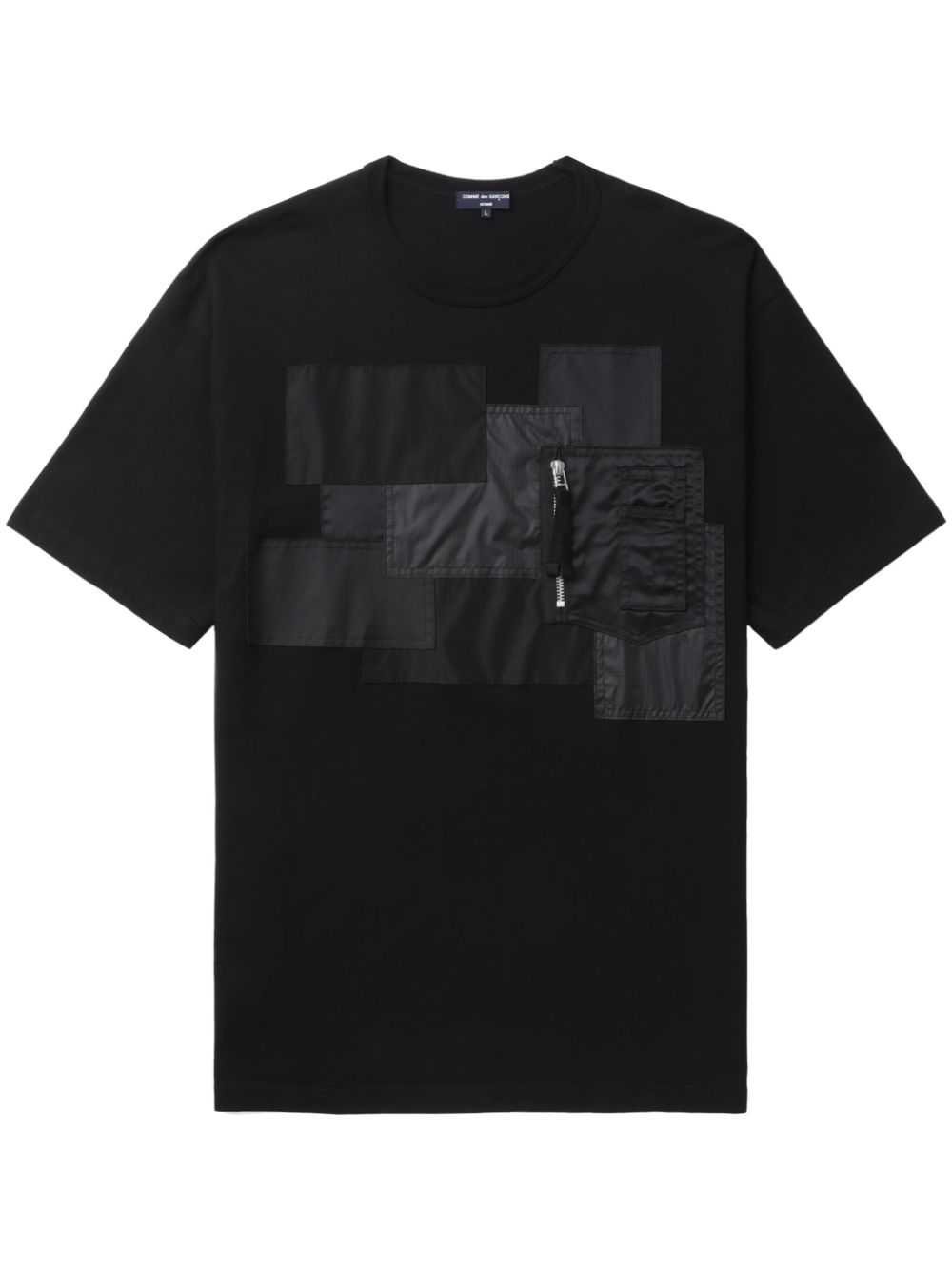 Comme des Garçons Homme chest-pocket cotton T-shirt - Black von Comme des Garçons Homme