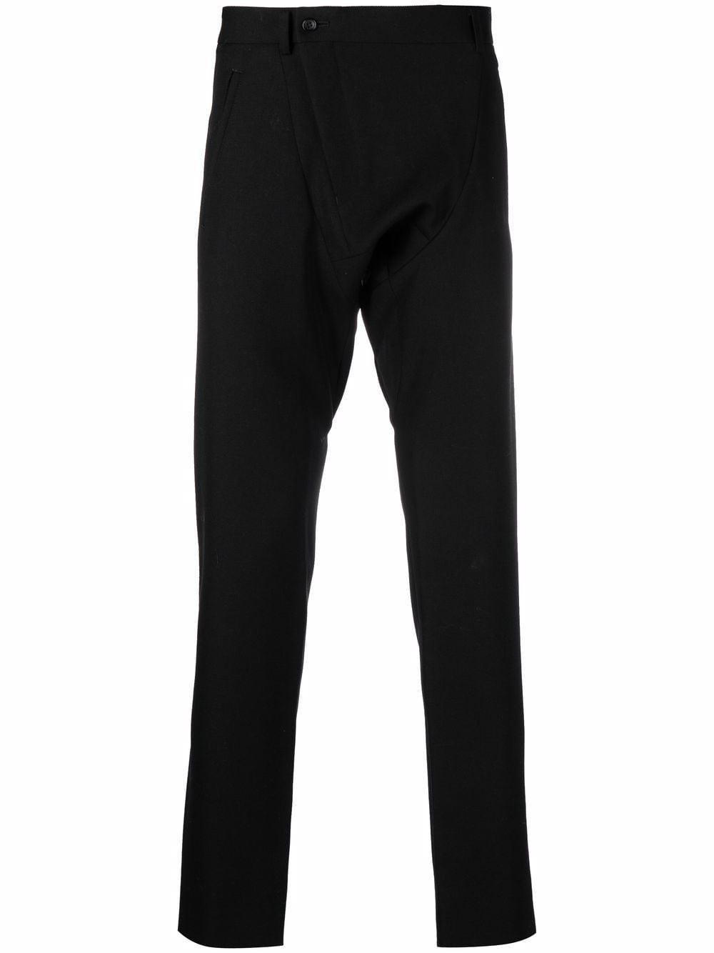 Comme des Garçons Homme Plus four-pocket wool straight-leg trousers - Black von Comme des Garçons Homme Plus