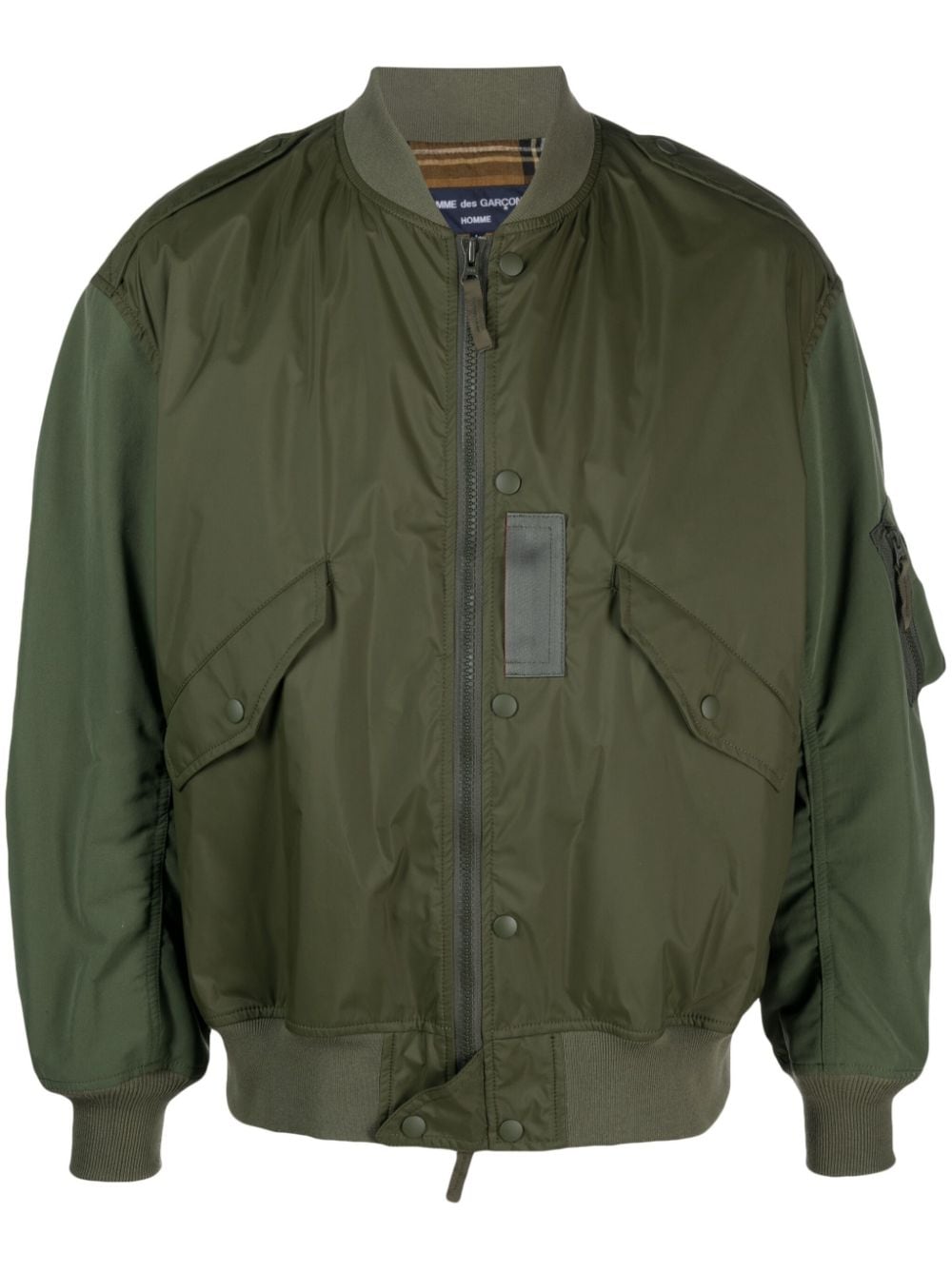 Comme des Garçons Homme multiple flap-pocket bomber jacket - Green von Comme des Garçons Homme