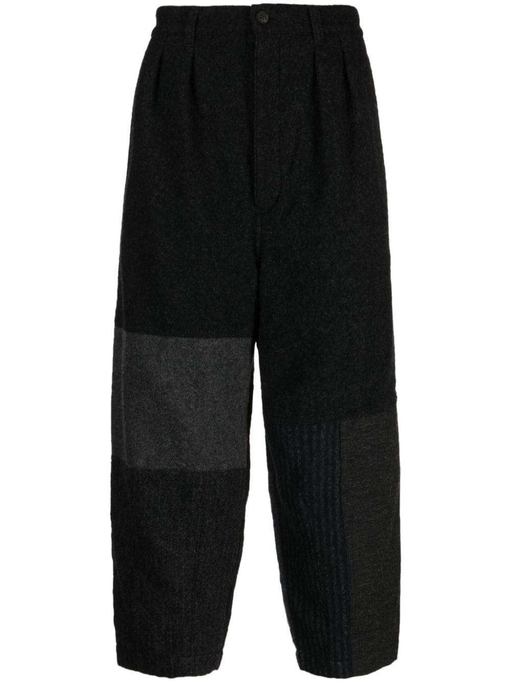 Comme des Garçons Homme patchwork drop-crotch trousers - Black von Comme des Garçons Homme