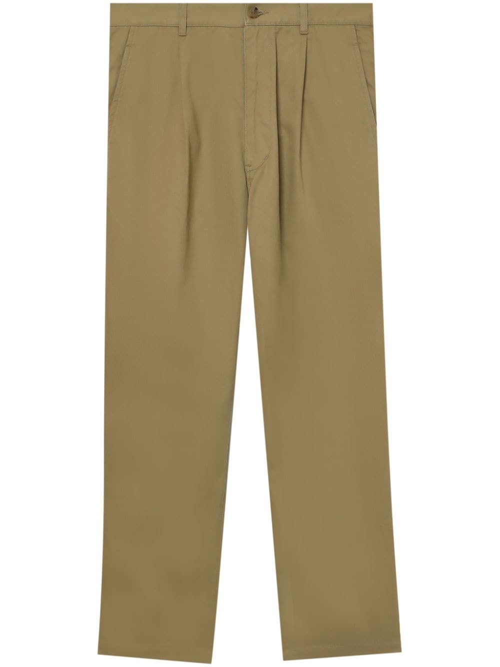 Comme des Garçons Homme straight-leg cotton chinos - Brown von Comme des Garçons Homme