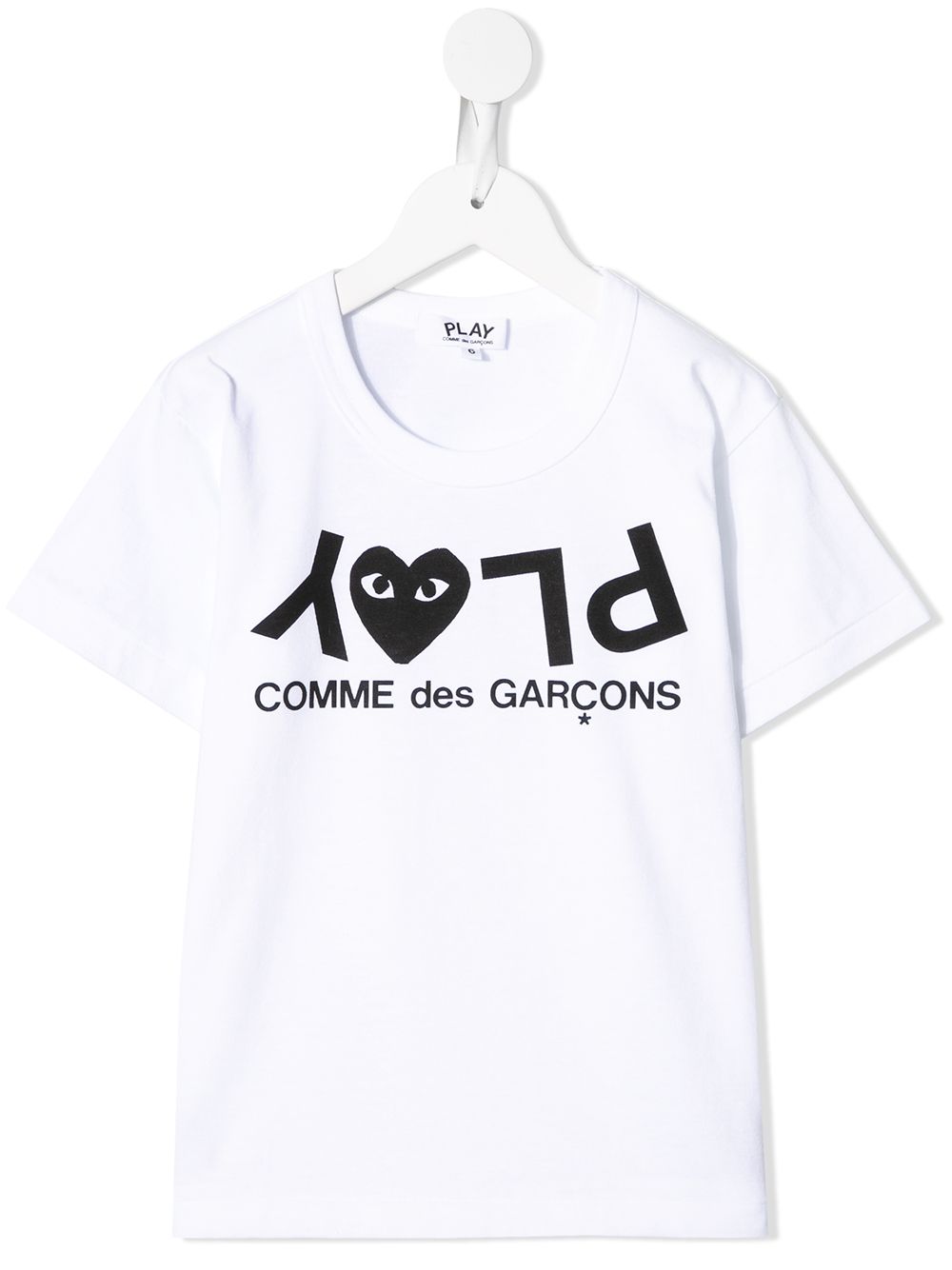 Comme Des Garçons Play Kids Play T-shirt - White von Comme Des Garçons Play Kids