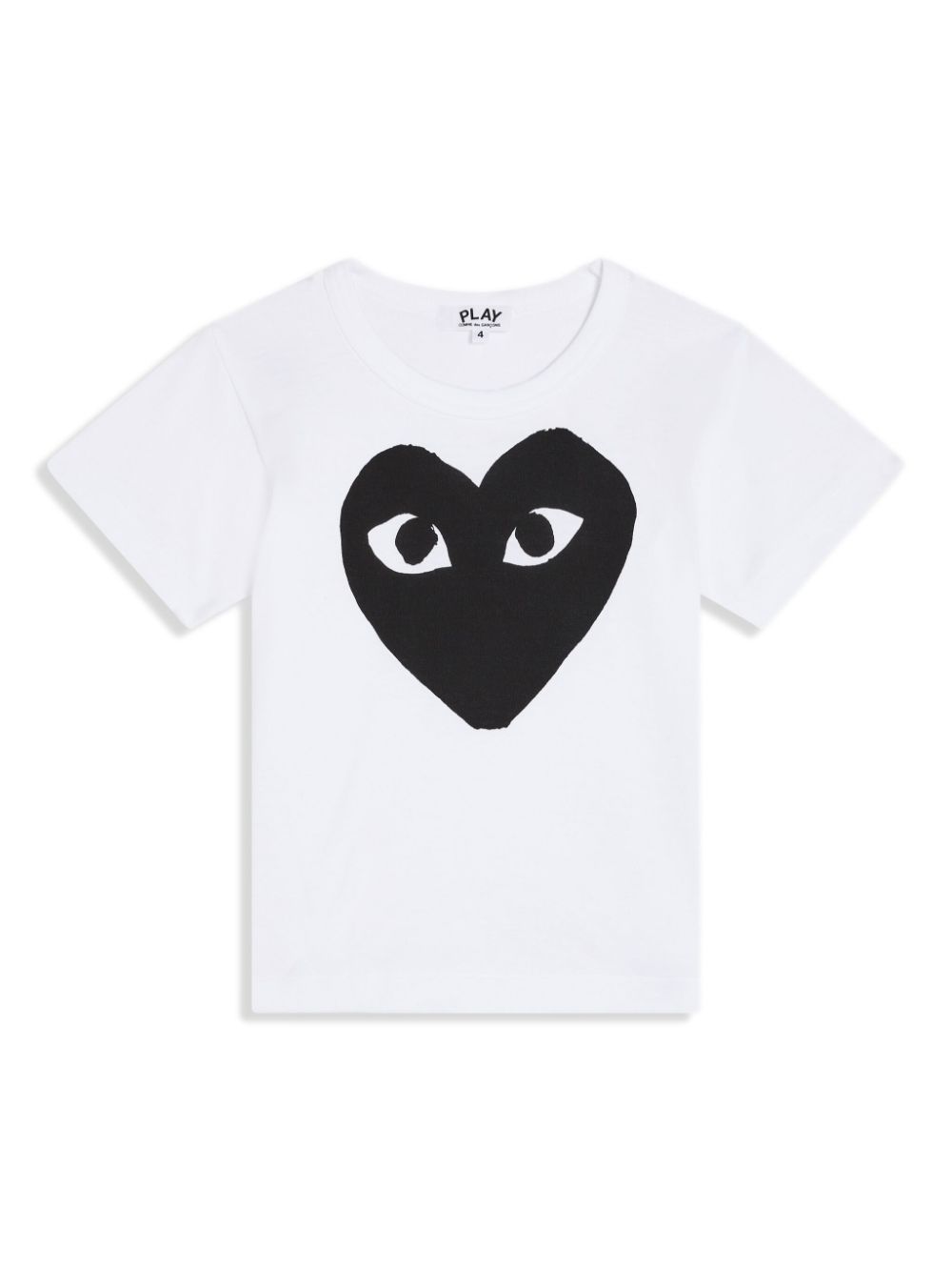 Comme Des Garçons Play Kids Play T-shirt - White von Comme Des Garçons Play Kids