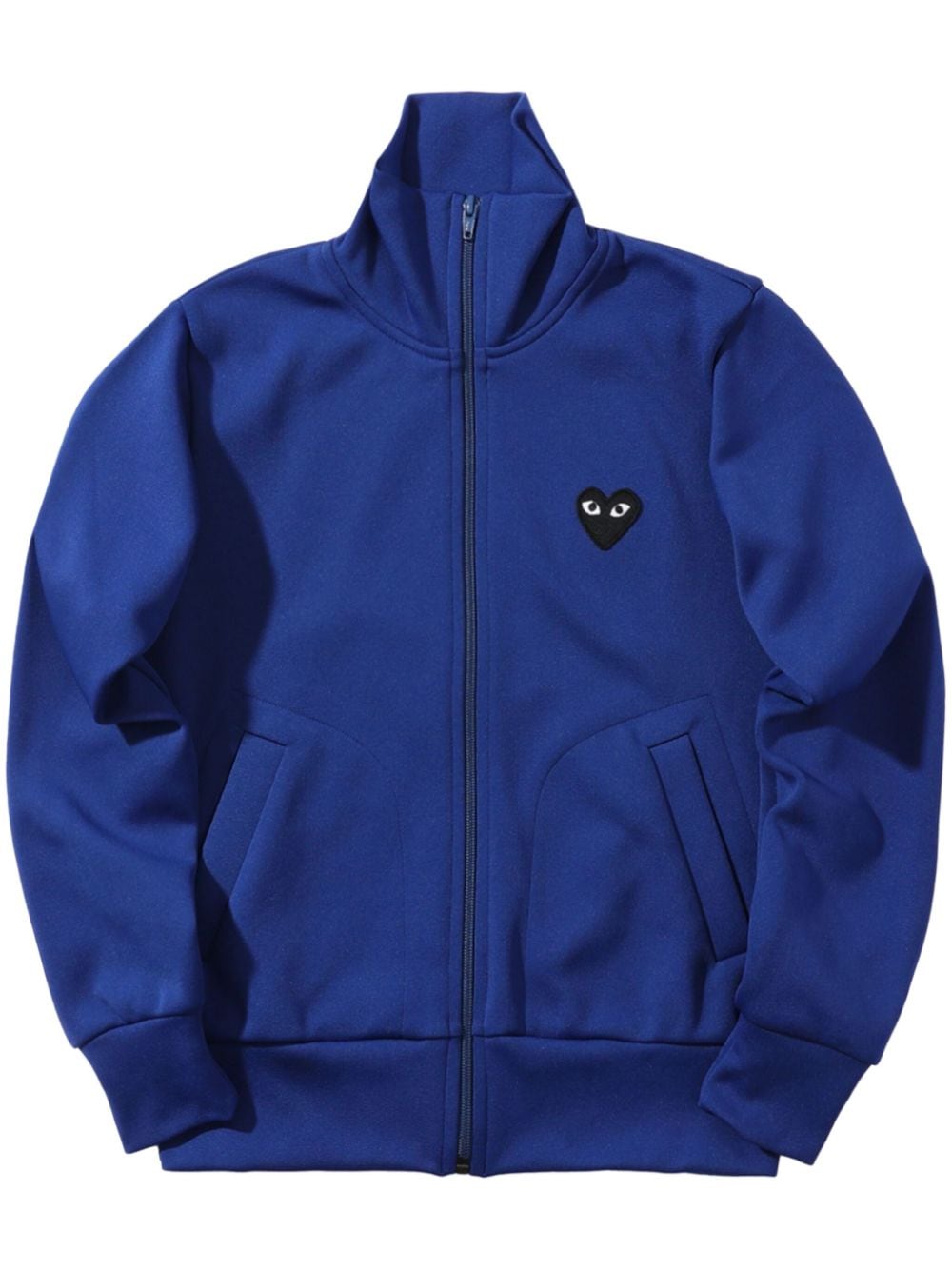 Comme Des Garçons Play logo-patch track jacket - Blue von Comme Des Garçons Play