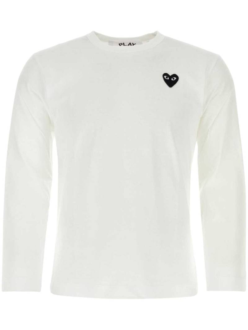 Comme Des Garçons Play Heart jumper - White von Comme Des Garçons Play