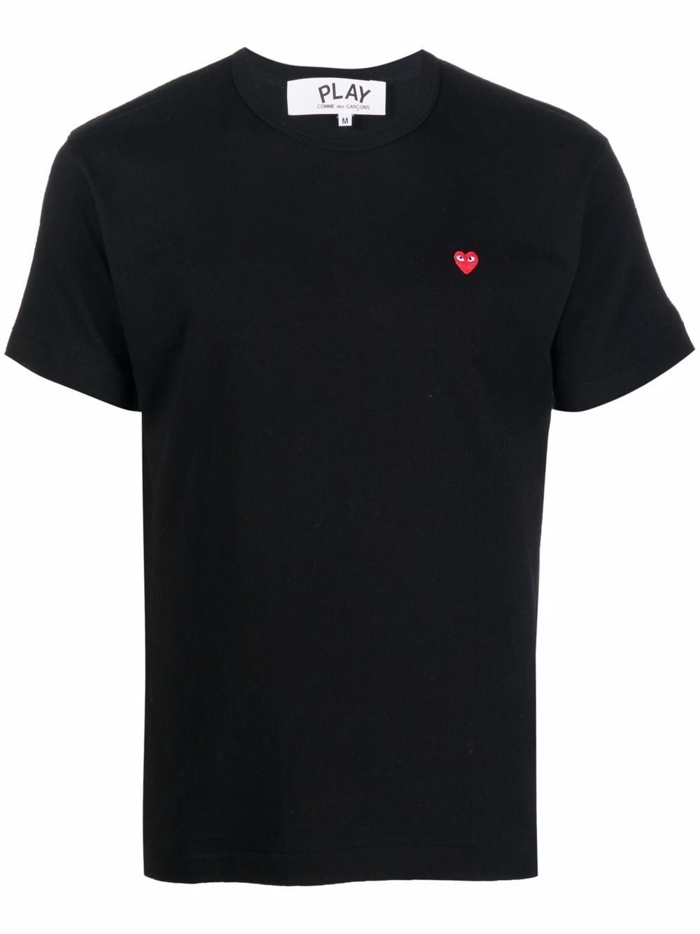 Comme Des Garçons Play Heart-patch crewneck T-shirt - Black von Comme Des Garçons Play