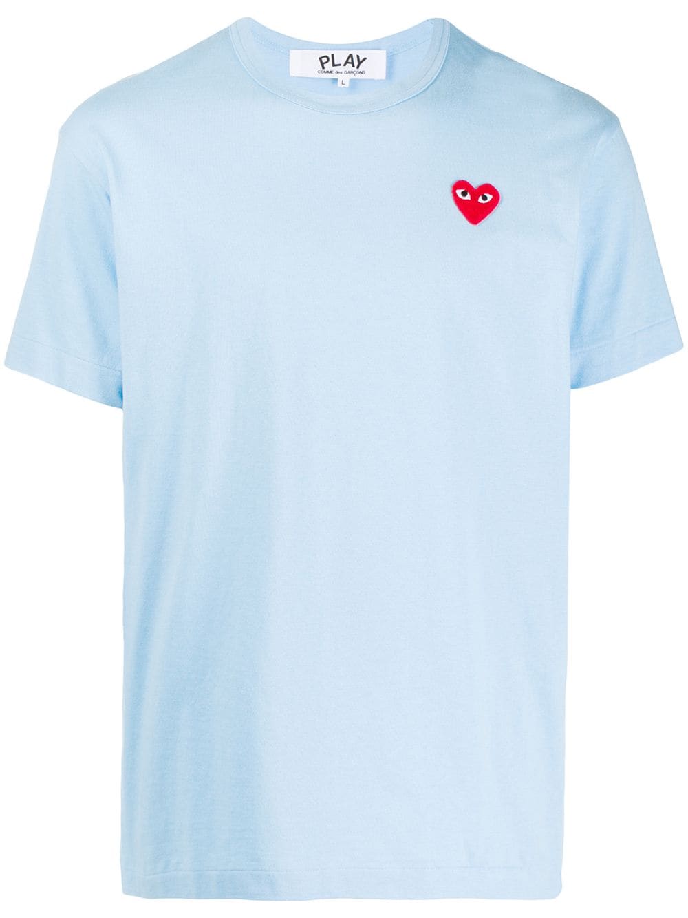 Comme Des Garçons Play Little Red Heart logo T-shirt - Blue von Comme Des Garçons Play