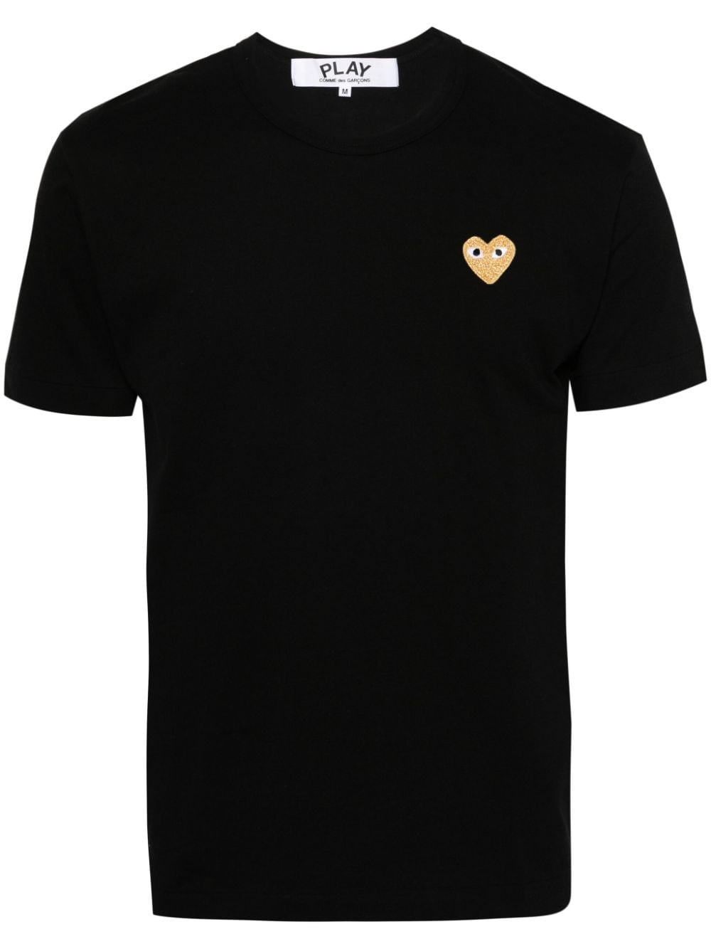 Comme Des Garçons Play Play Basic heart-patch T-shirt - Black von Comme Des Garçons Play
