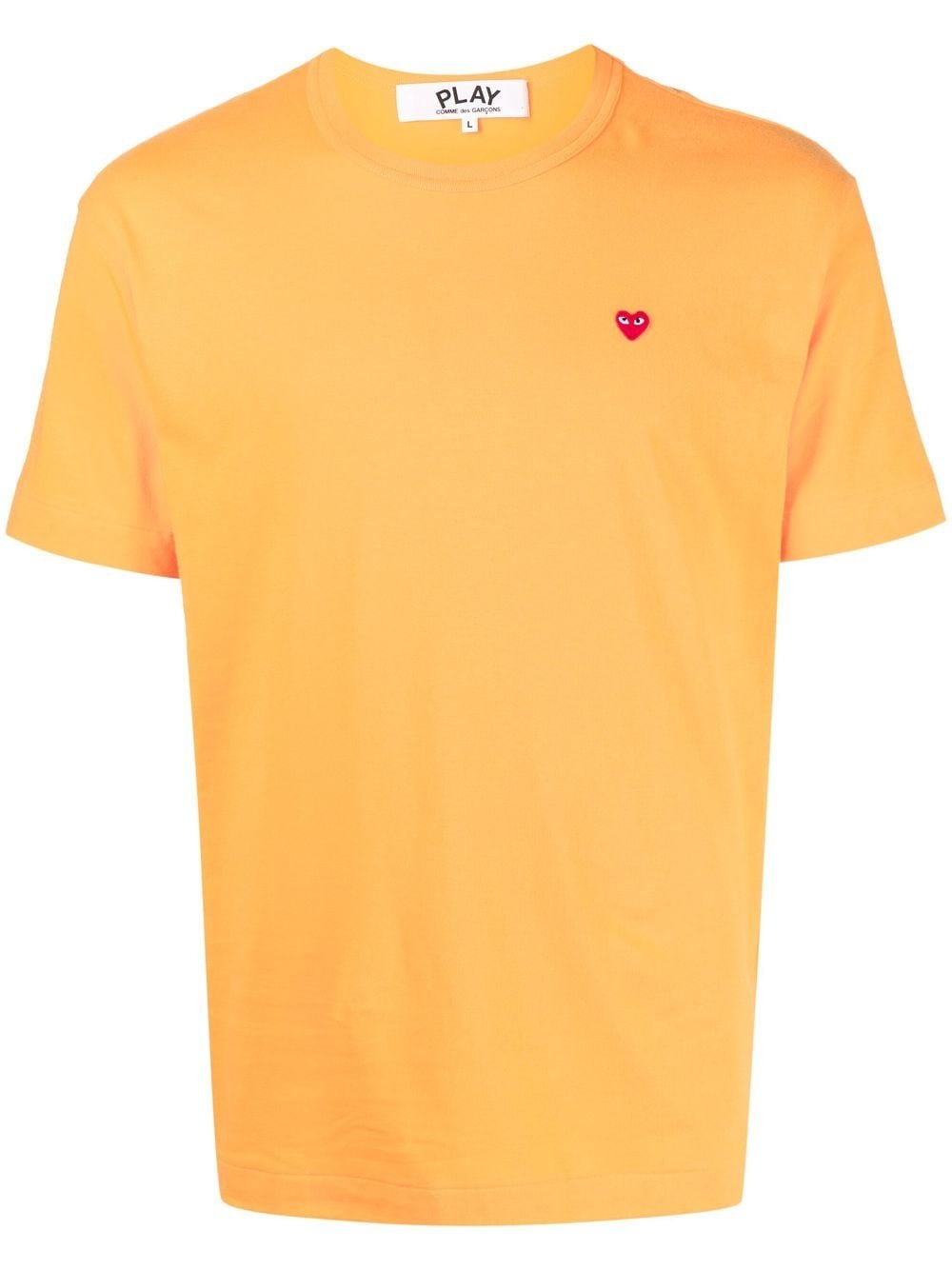 Comme Des Garçons Play Play crew-neck T-shirt - Yellow von Comme Des Garçons Play