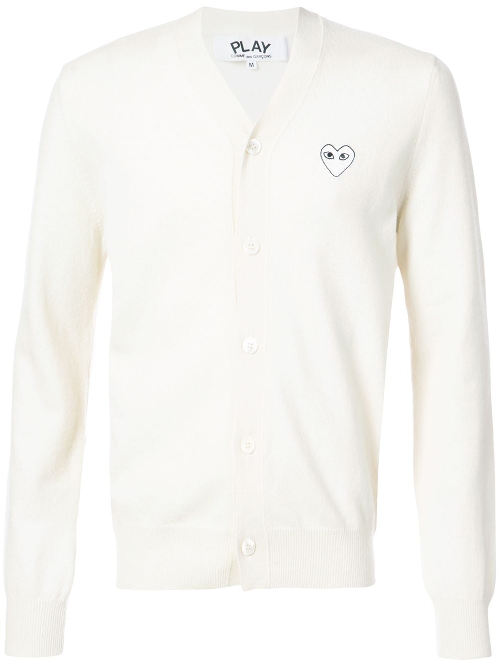 Comme Des Garçons Play cardigan with white heart von Comme Des Garçons Play