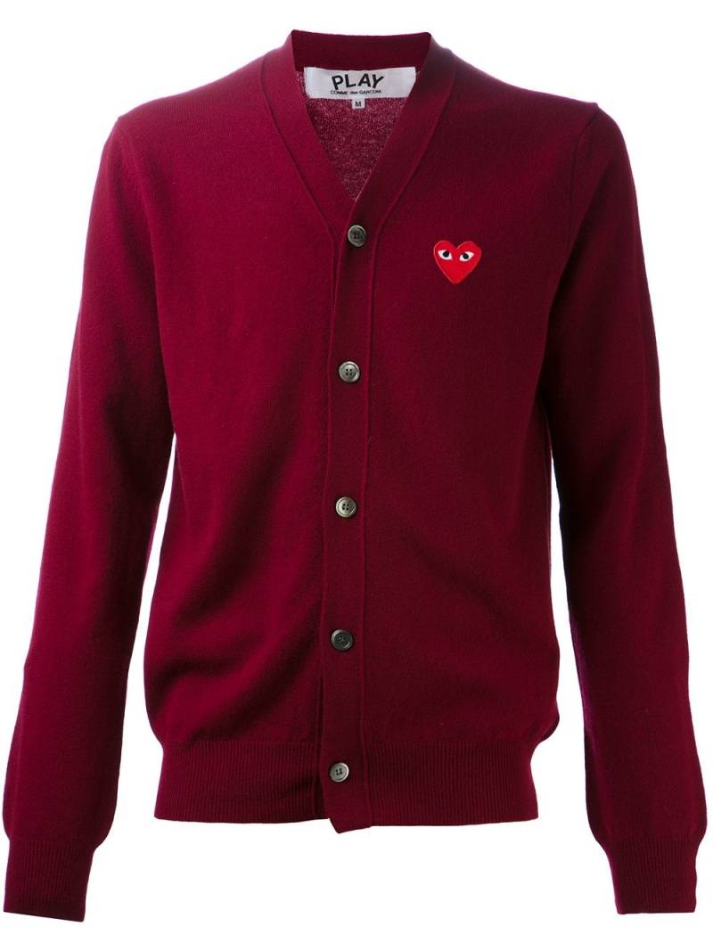 Comme Des Garçons Play classic cardigan - Red von Comme Des Garçons Play