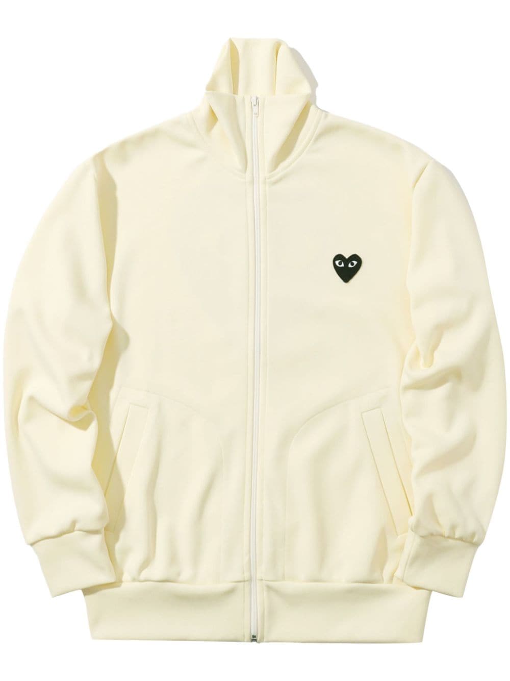 Comme Des Garçons Play heart logo track jacket - Neutrals von Comme Des Garçons Play