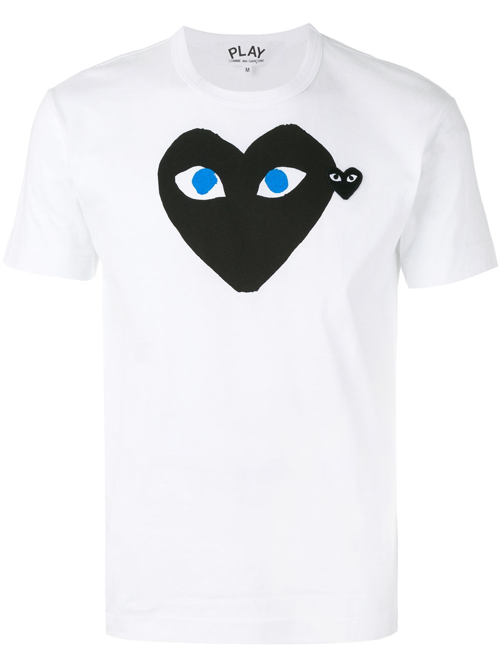 Comme Des Garçons Play heart-print crew-neck T-shirt - White von Comme Des Garçons Play