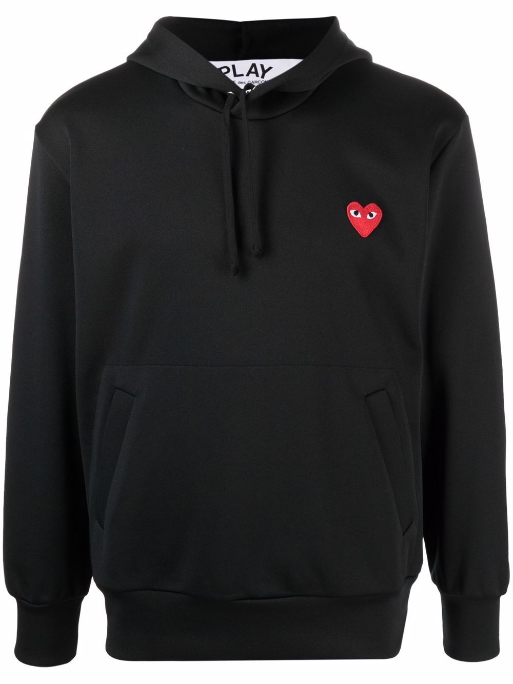 Comme Des Garçons Play heart-print pullover hoodie - Black von Comme Des Garçons Play