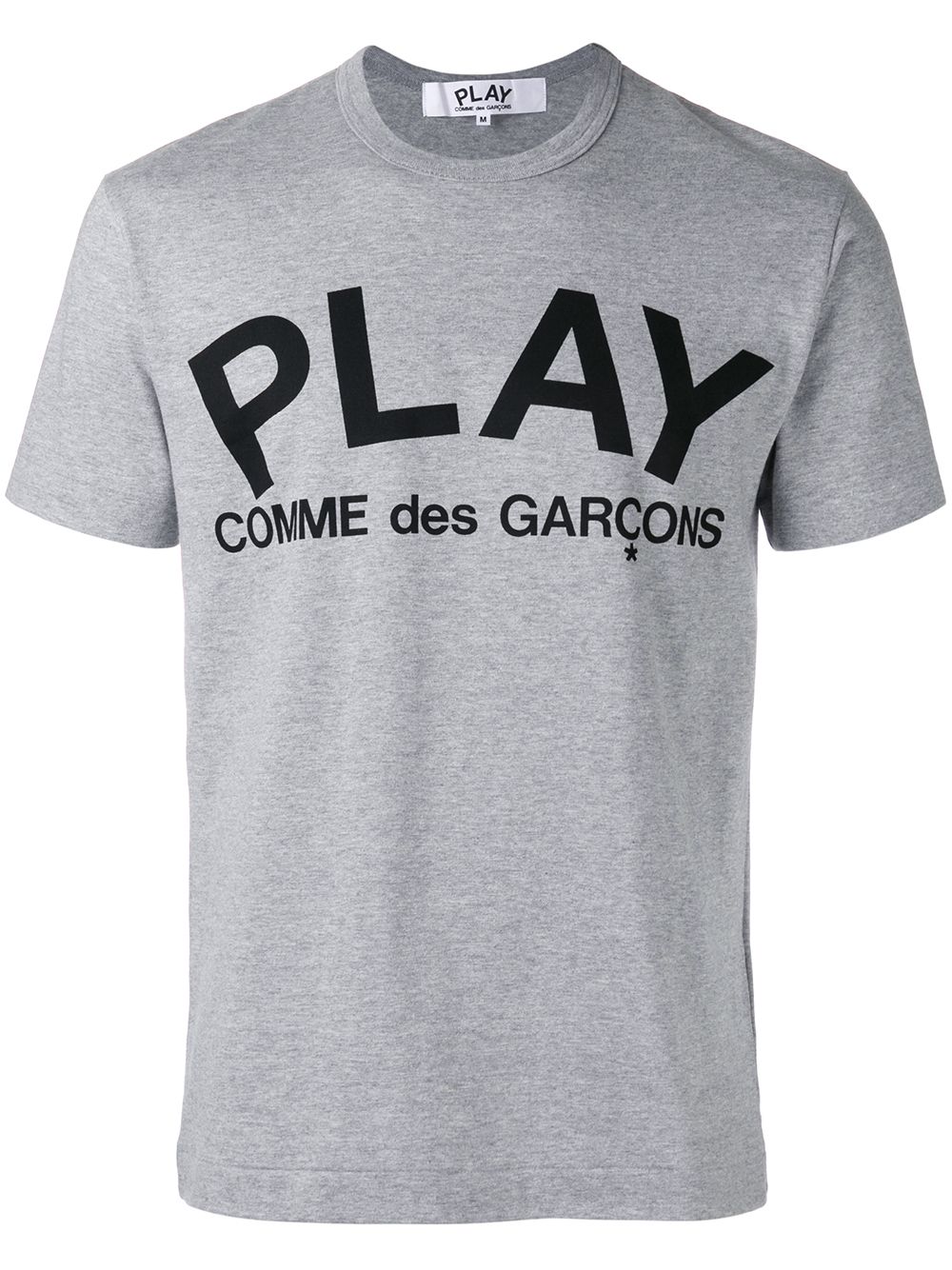 Comme Des Garçons Play logo T-shirt - Grey von Comme Des Garçons Play
