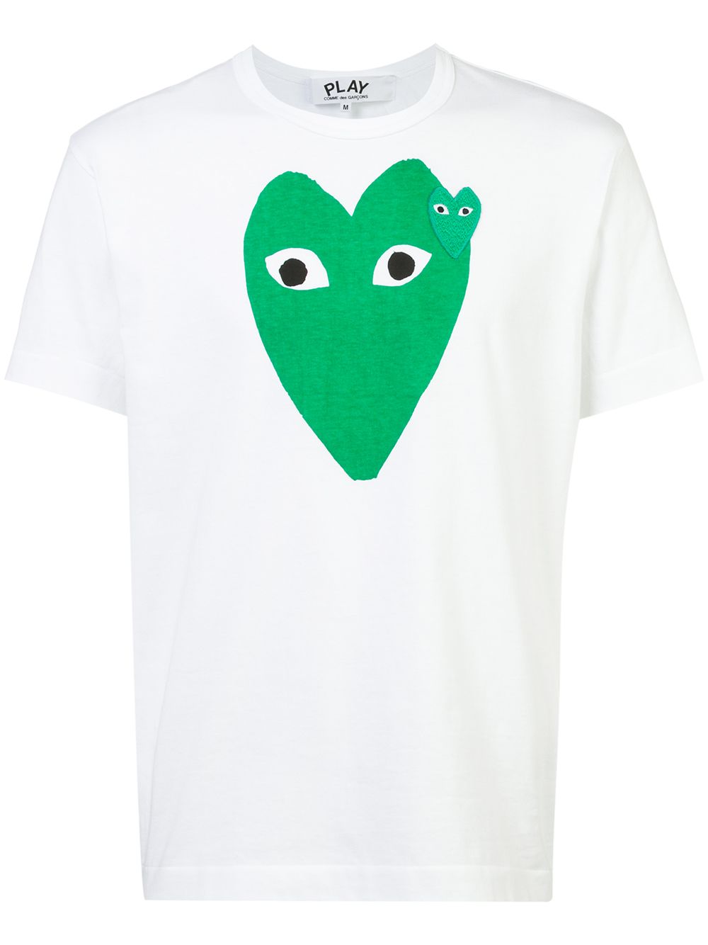 Comme Des Garçons Play logo print T-shirt - White von Comme Des Garçons Play