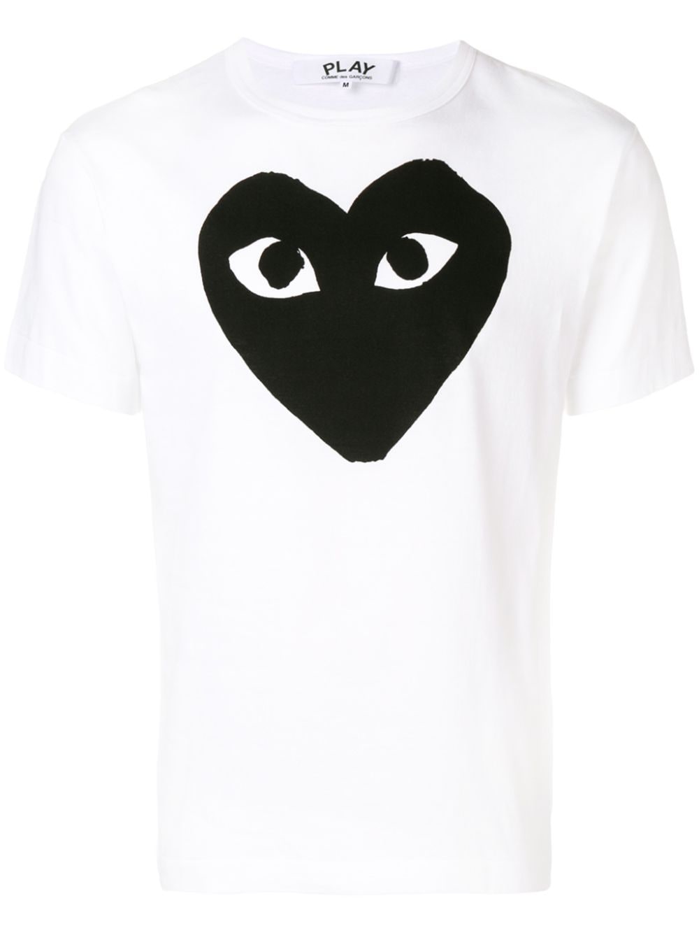 Comme Des Garçons Play logo print T-shirt - White von Comme Des Garçons Play