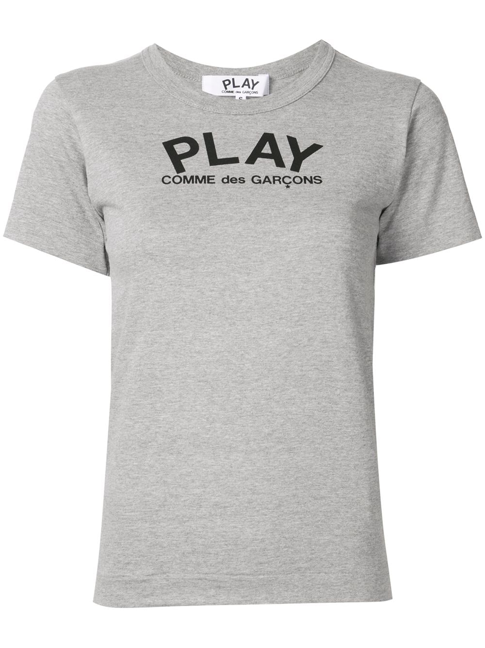 Comme Des Garçons Play logo print relaxed fit T-shirt - Grey von Comme Des Garçons Play