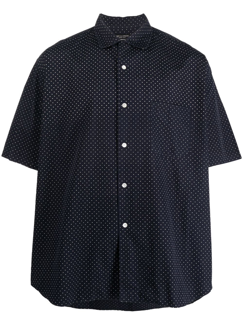 Comme Des Garçons Pre-Owned 1990s polka dot short-sleeved shirt - Blue von Comme Des Garçons Pre-Owned