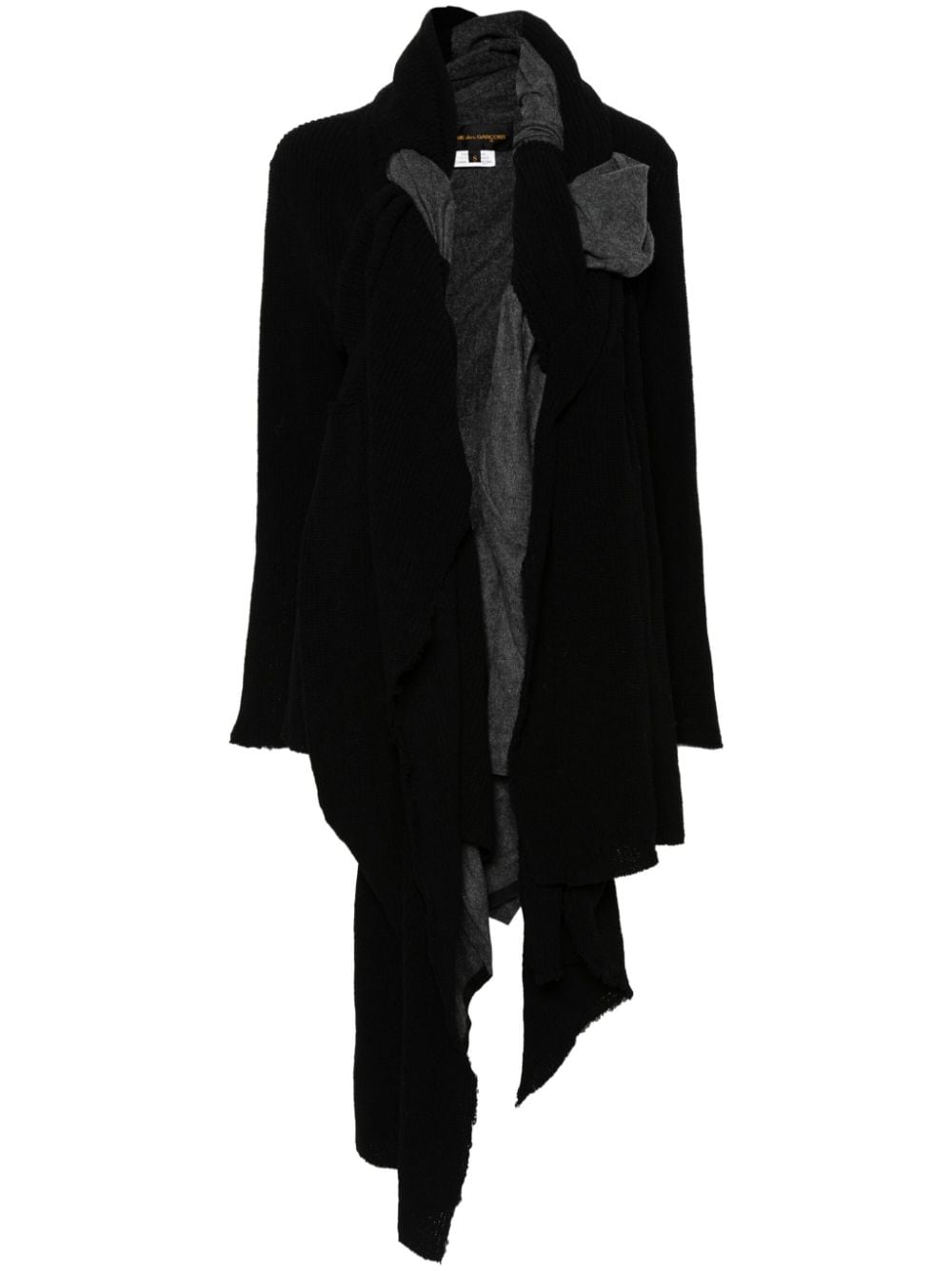 Comme Des Garçons Pre-Owned 2014 asymmetric wool jacket - Black von Comme Des Garçons Pre-Owned