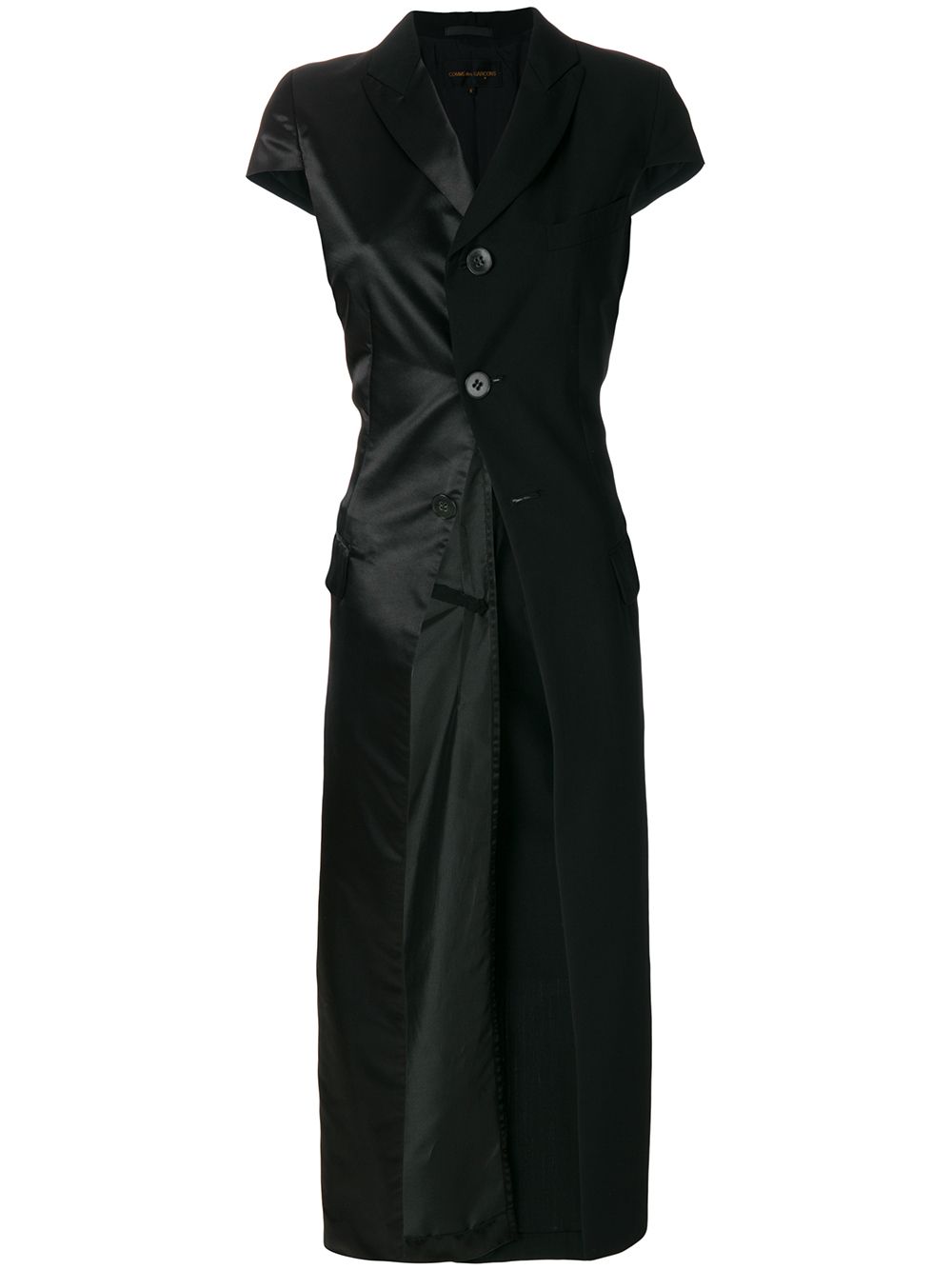 Comme Des Garçons Pre-Owned short sleeve coat - Black von Comme Des Garçons Pre-Owned