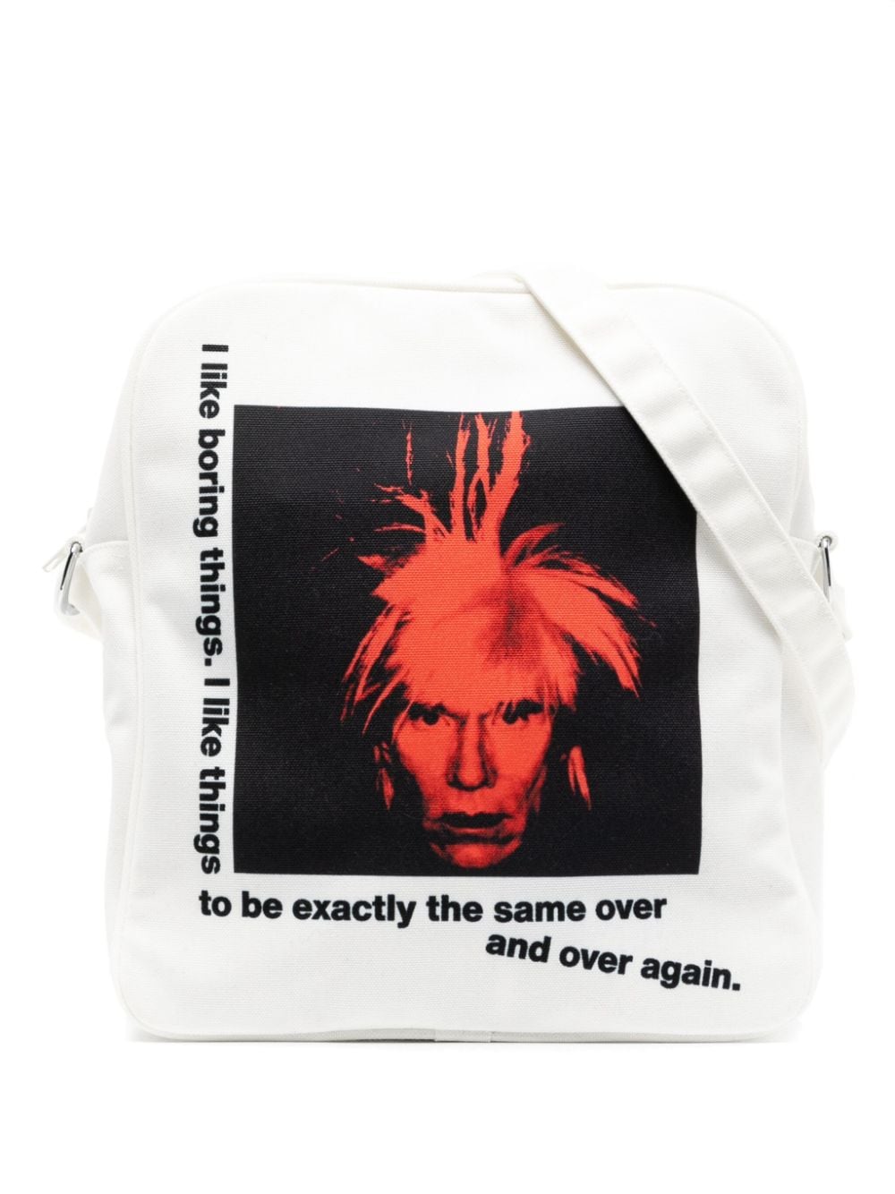 Comme Des Garçons Shirt Andy Warhol shoulder bag - White von Comme Des Garçons Shirt