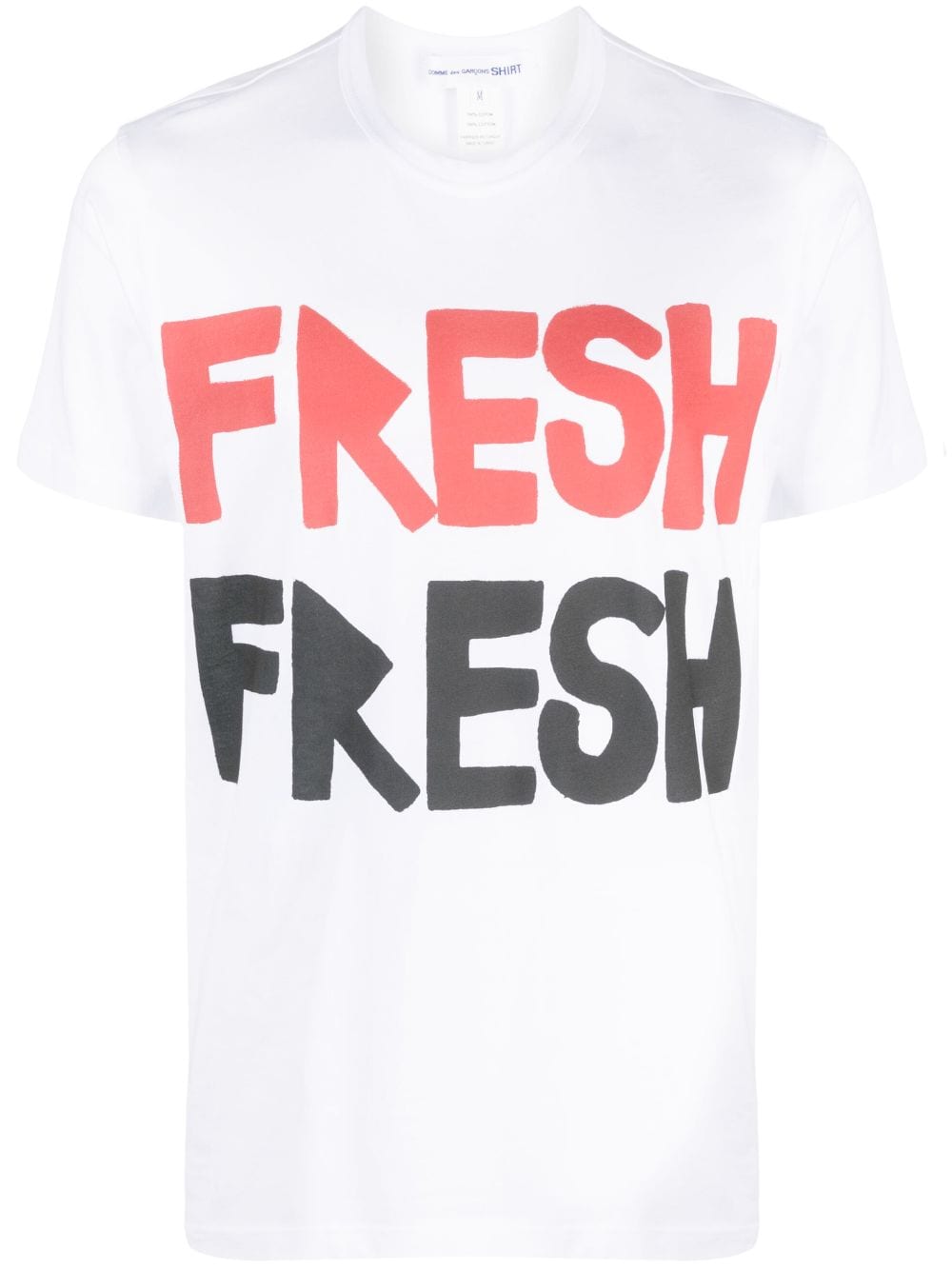 Comme Des Garçons Shirt Brett Westfall-print T-shirt - White von Comme Des Garçons Shirt
