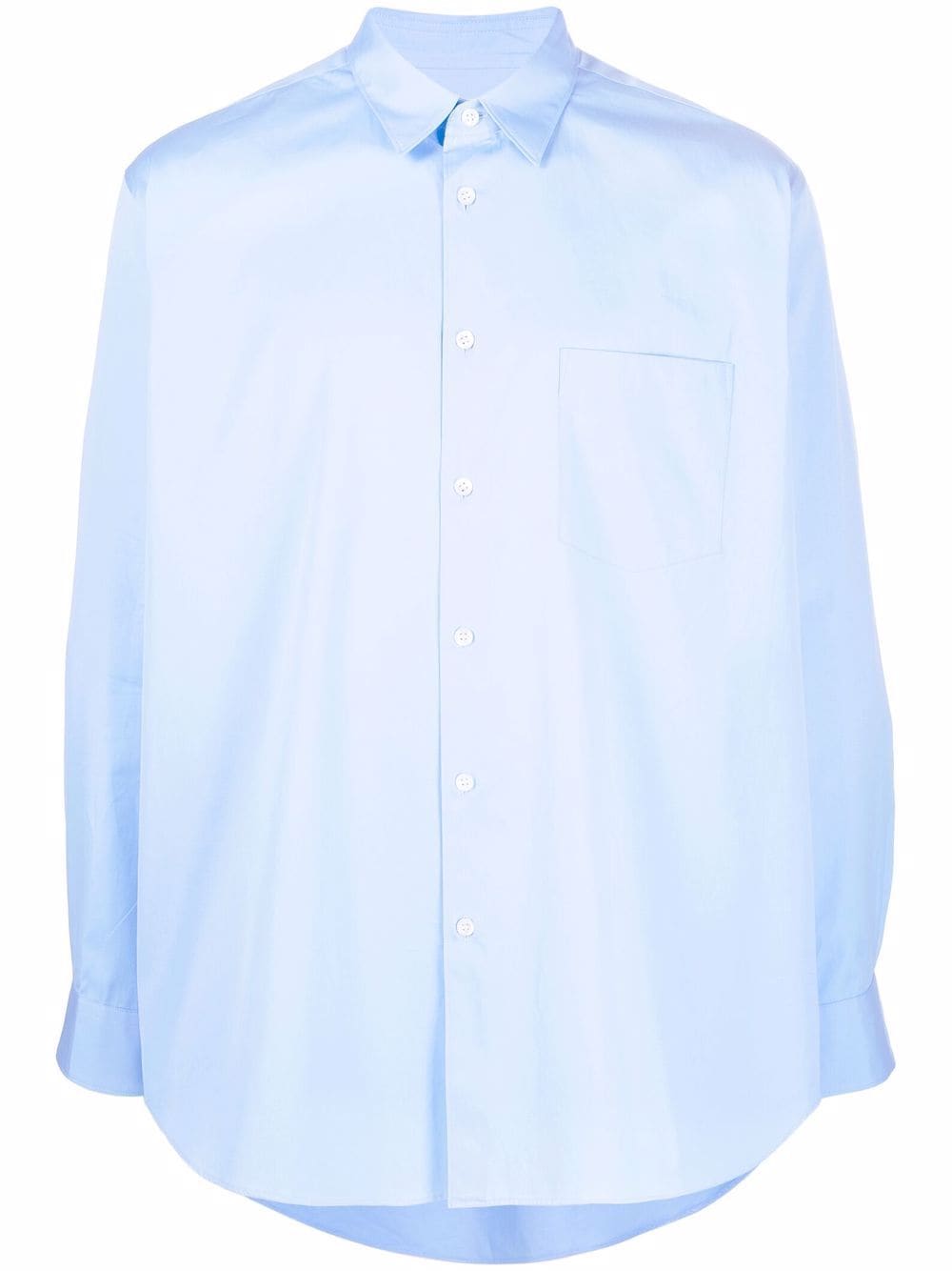 Comme Des Garçons Shirt chest-pocket long-sleeve shirt - Blue von Comme Des Garçons Shirt