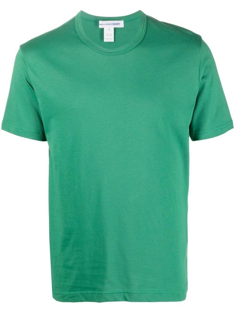 Comme Des Garçons Shirt crew-neck cotton T-shirt - Green von Comme Des Garçons Shirt